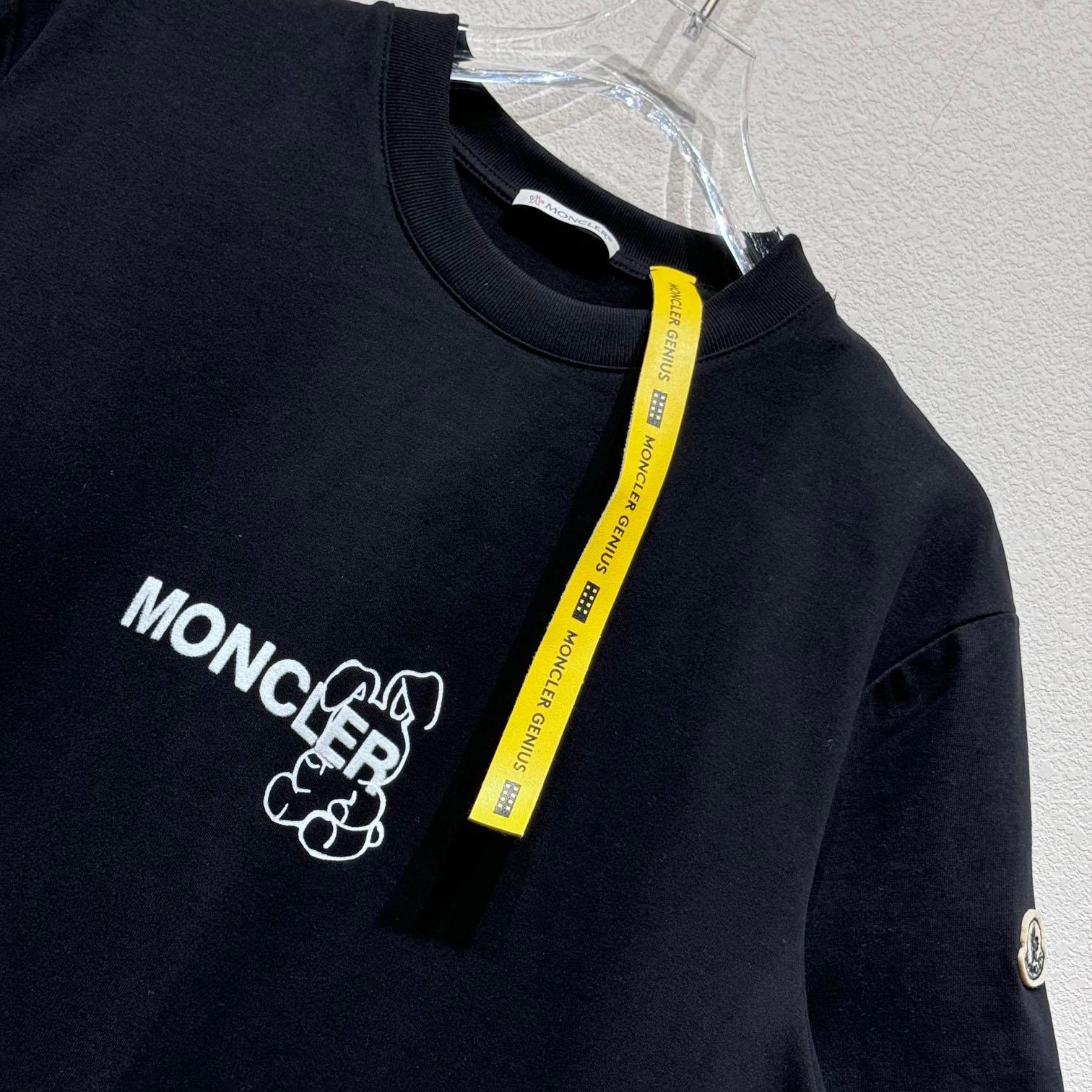 Moncler x FRGMT Cartoon Logo Cotton T-Shirt - 