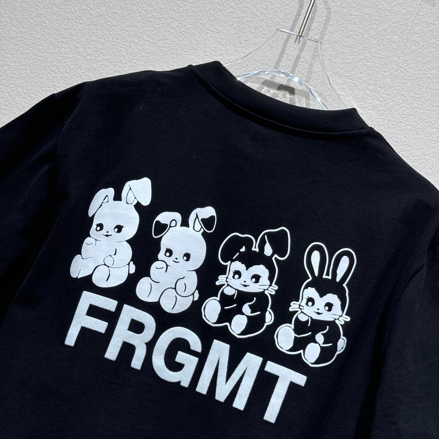 Moncler x FRGMT Cartoon Logo Cotton T-Shirt - 