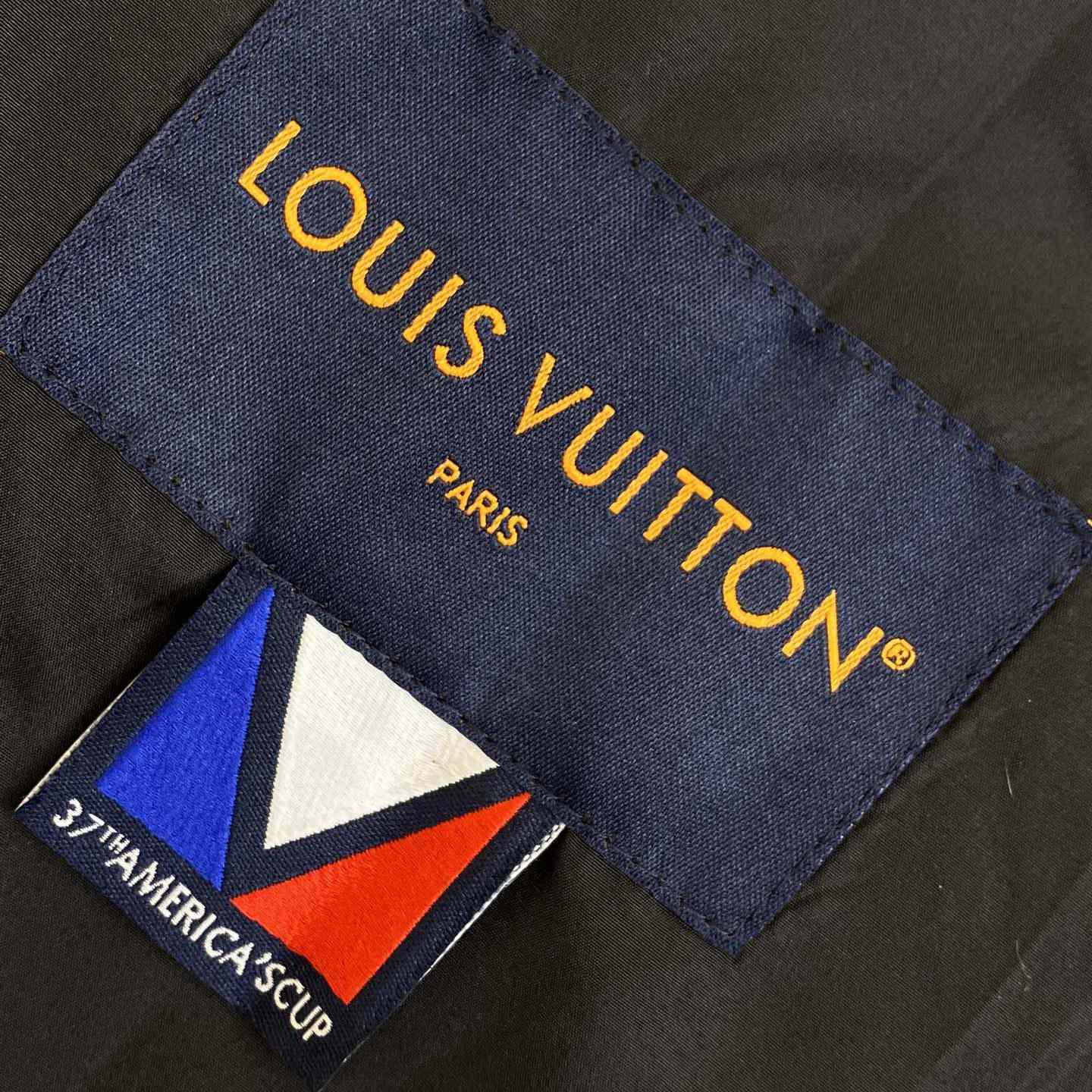 Louis Vuitton Damier Open Collar Wool Overshirt   1AFVNA - 