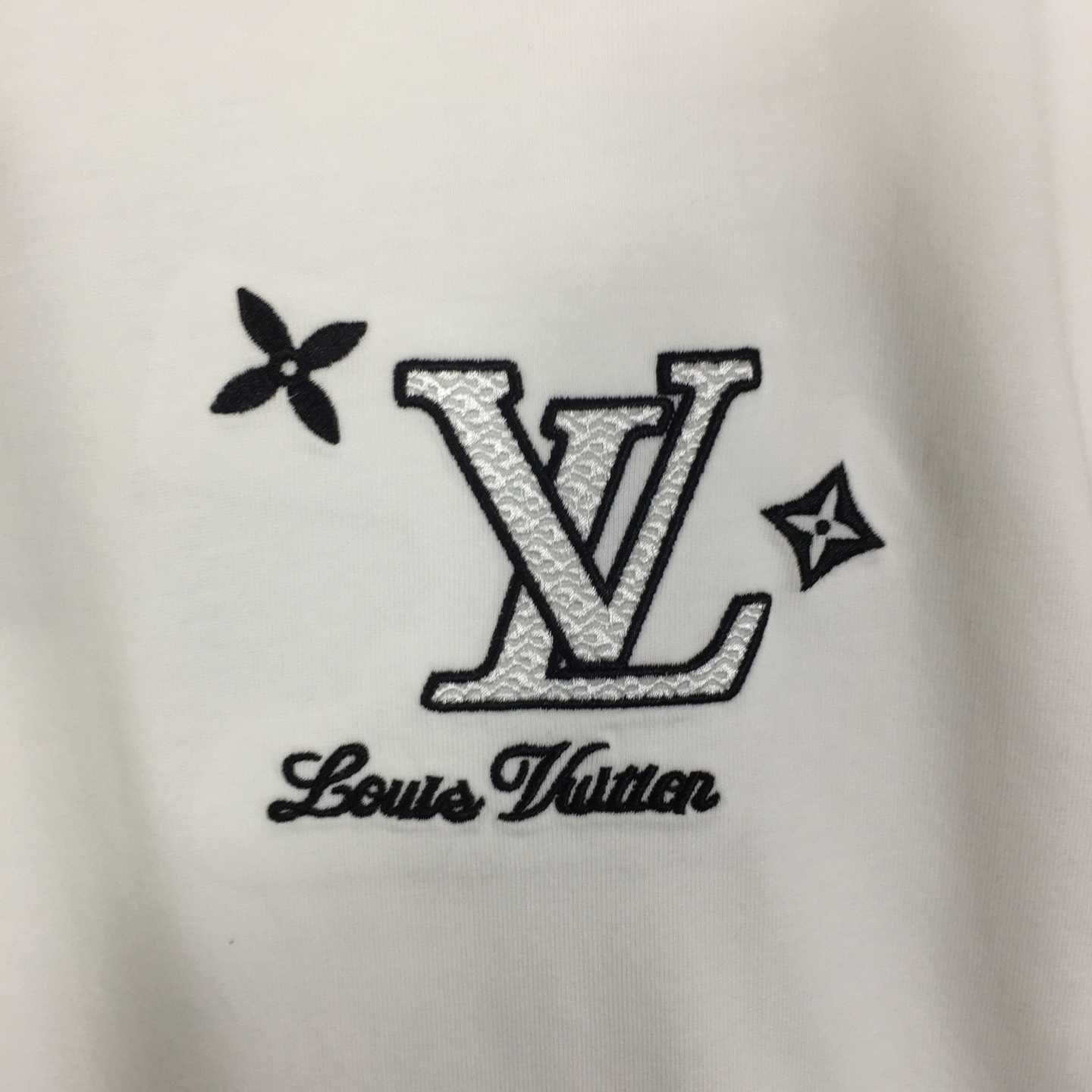 Louis Vuitton Logo Cotton T-Shirt - DesignerGu