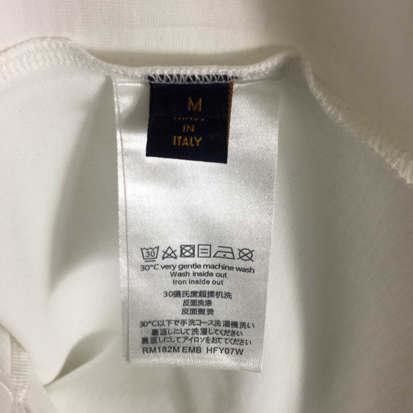 Louis Vuitton Logo Cotton T-Shirt - DesignerGu