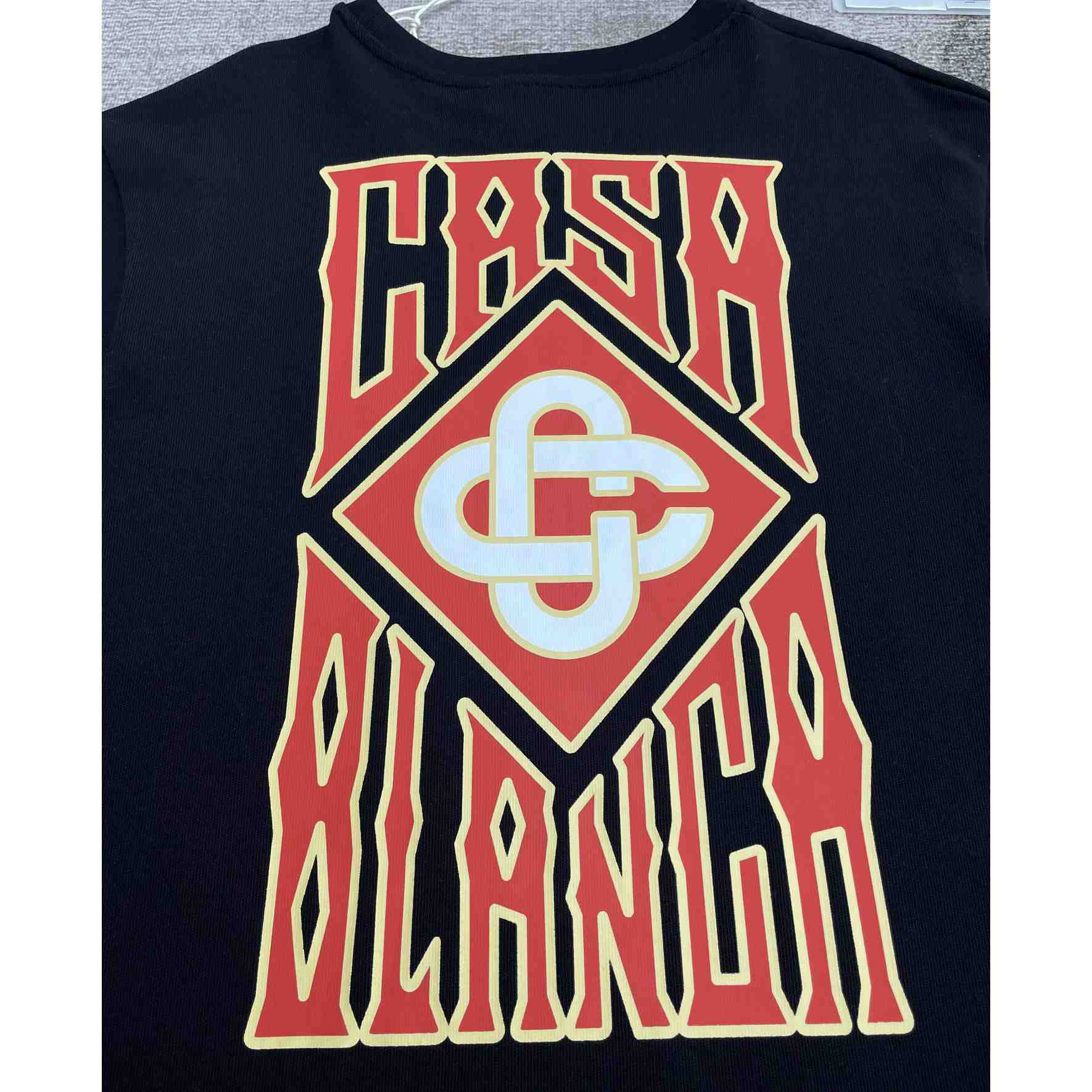 Casablanca Gothic Logo T-Shirt   C976 - DesignerGu