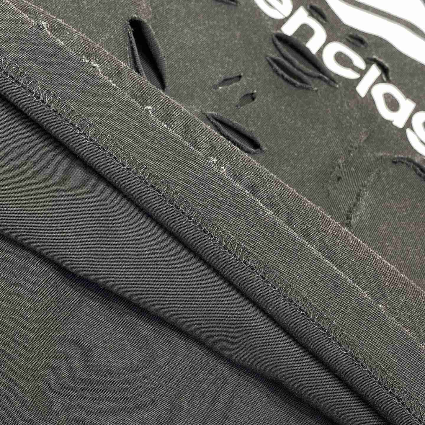 Balenciaga 3B Sport Icon Layered T-Shirt Medium Fit in black - DesignerGu