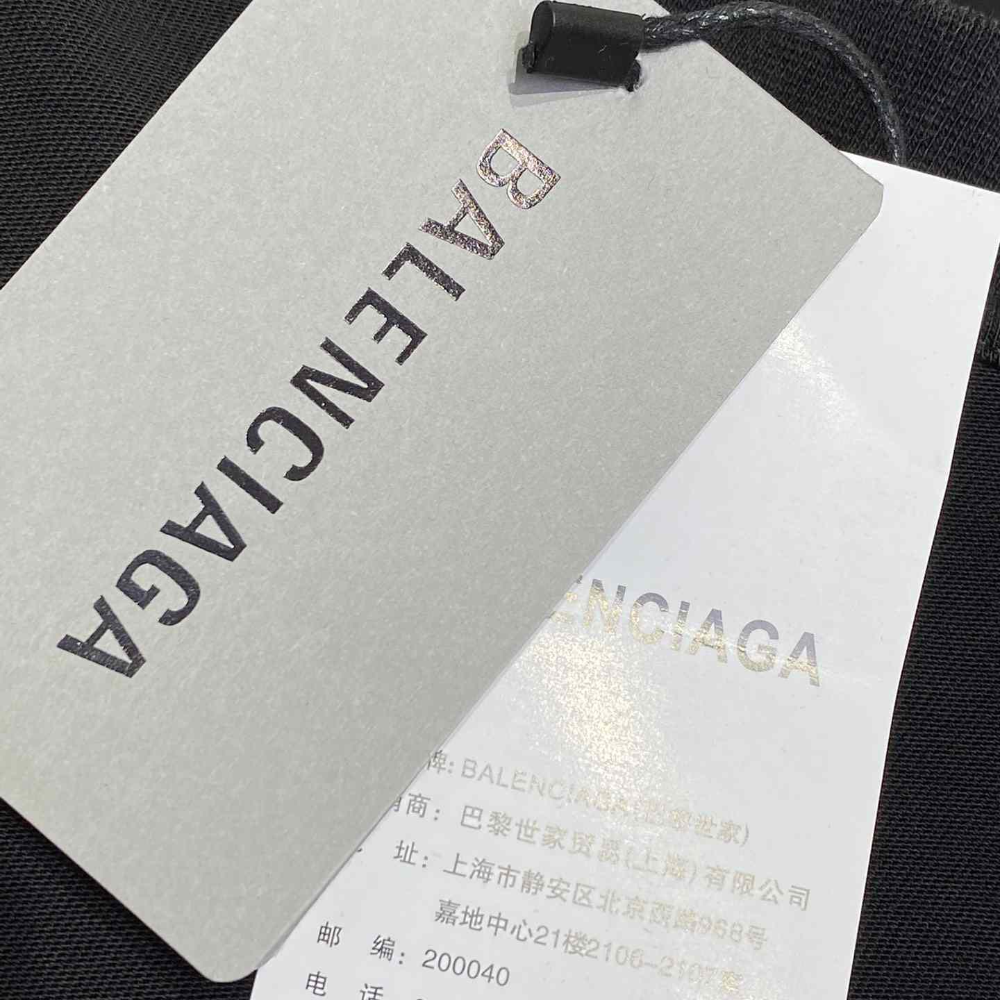 Balenciaga 3B Sport Icon Layered T-Shirt Medium Fit in black - DesignerGu