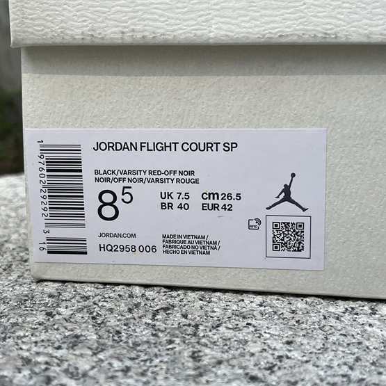 Who Decides War x Jordan Flight Court Sneakers      HQ2958-006 - DesignerGu