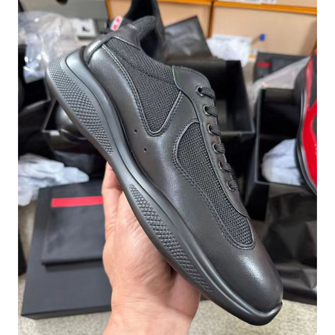 Prada America's Cup Soft Rubber And Bike Fabric Sneakers - DesignerGu