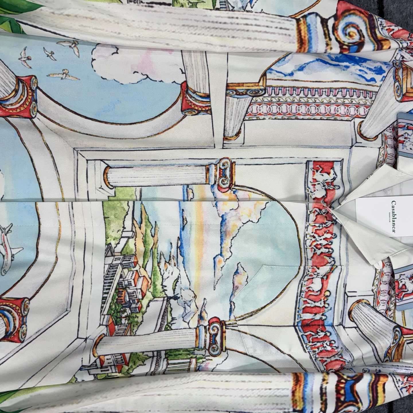Casablanca Le Passage Silk Shirt - DesignerGu