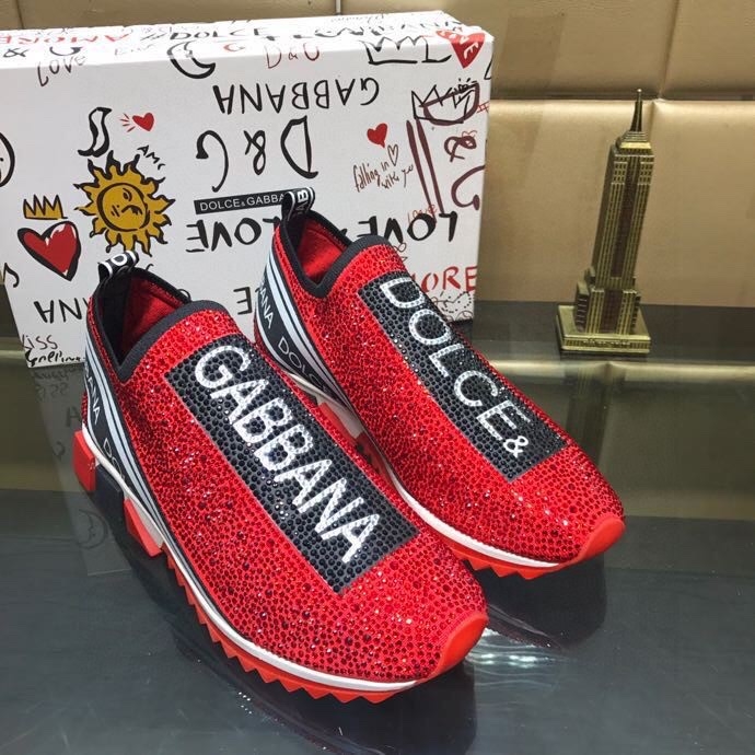 Dolce & Gabbana Sorrento Crystal Sneaker - DesignerGu