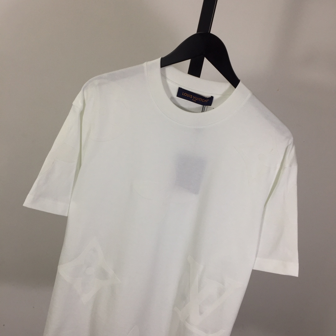 Louis Vuitton Monogram Short-Sleeved Cotton Crewneck - 