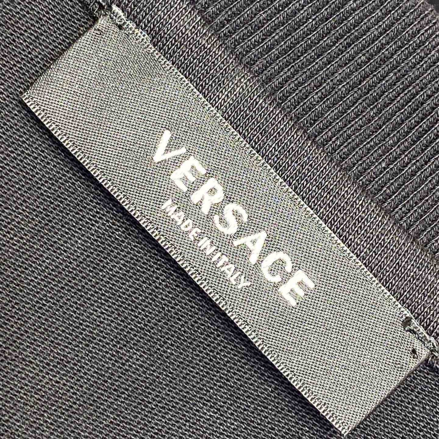 Versace Crystal Starfish Blason T-Shirt Black  - 