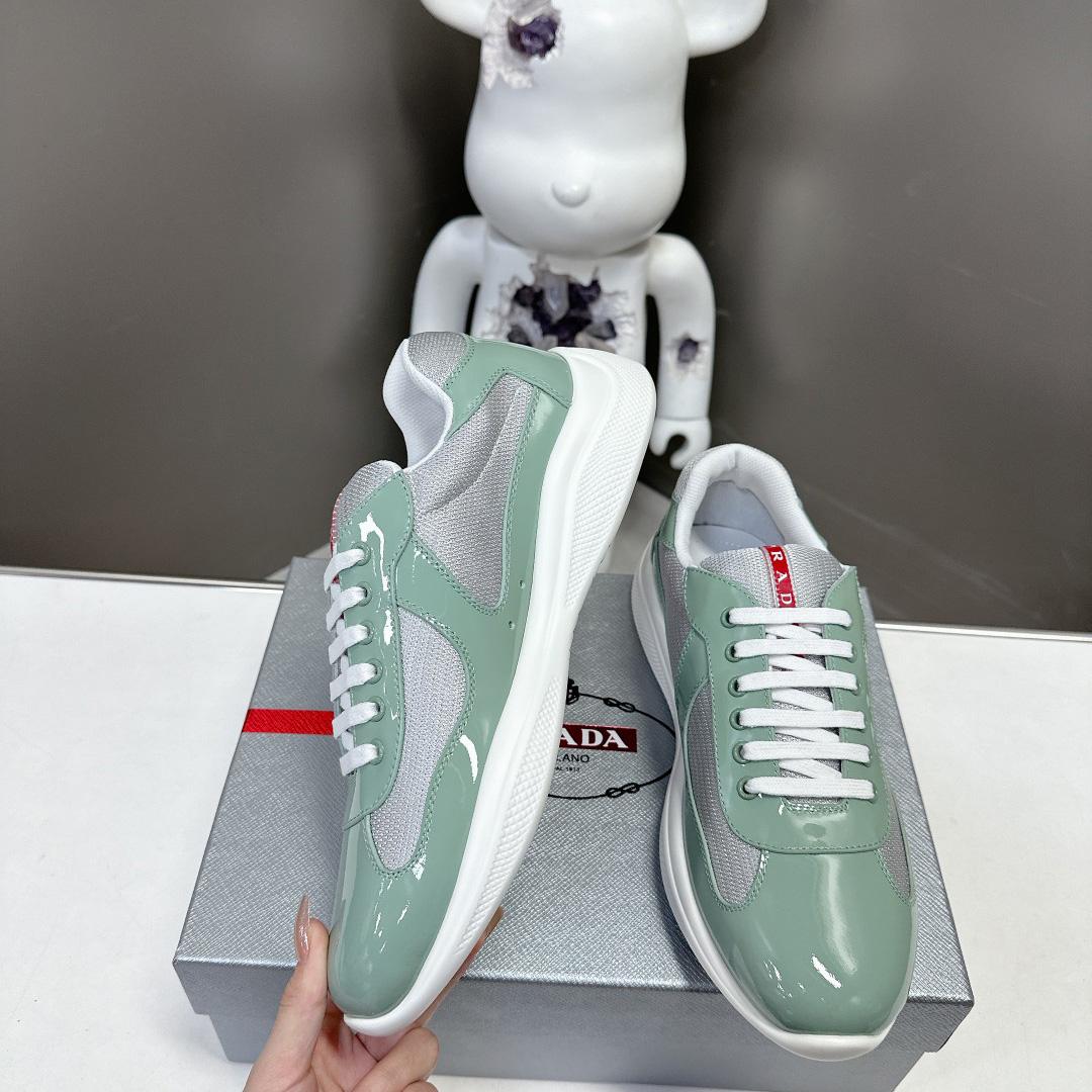 Prada America's Cup Biker Fabric Sneakers - 