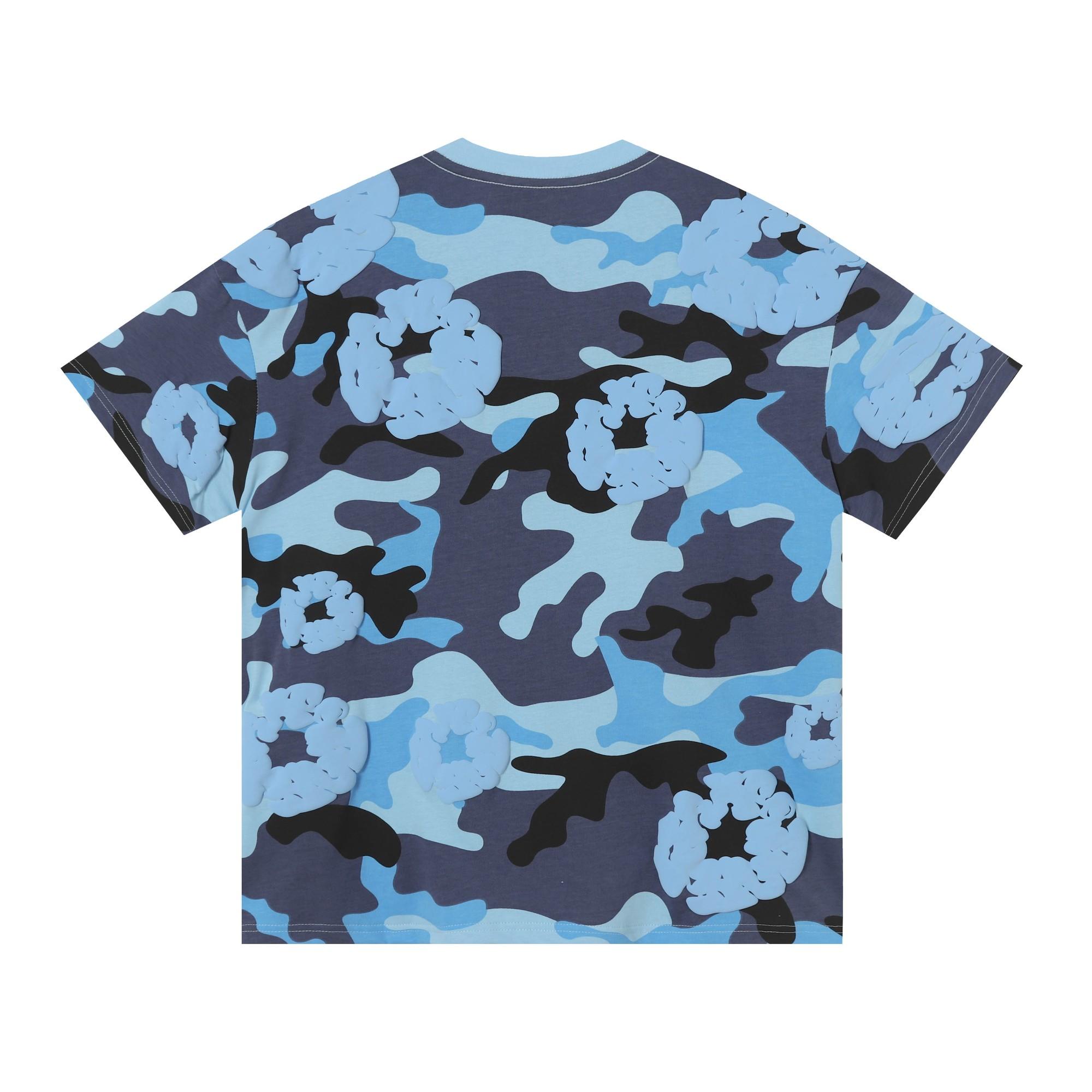 Denim Tears Camo Cotton T-shirt  - DesignerGu