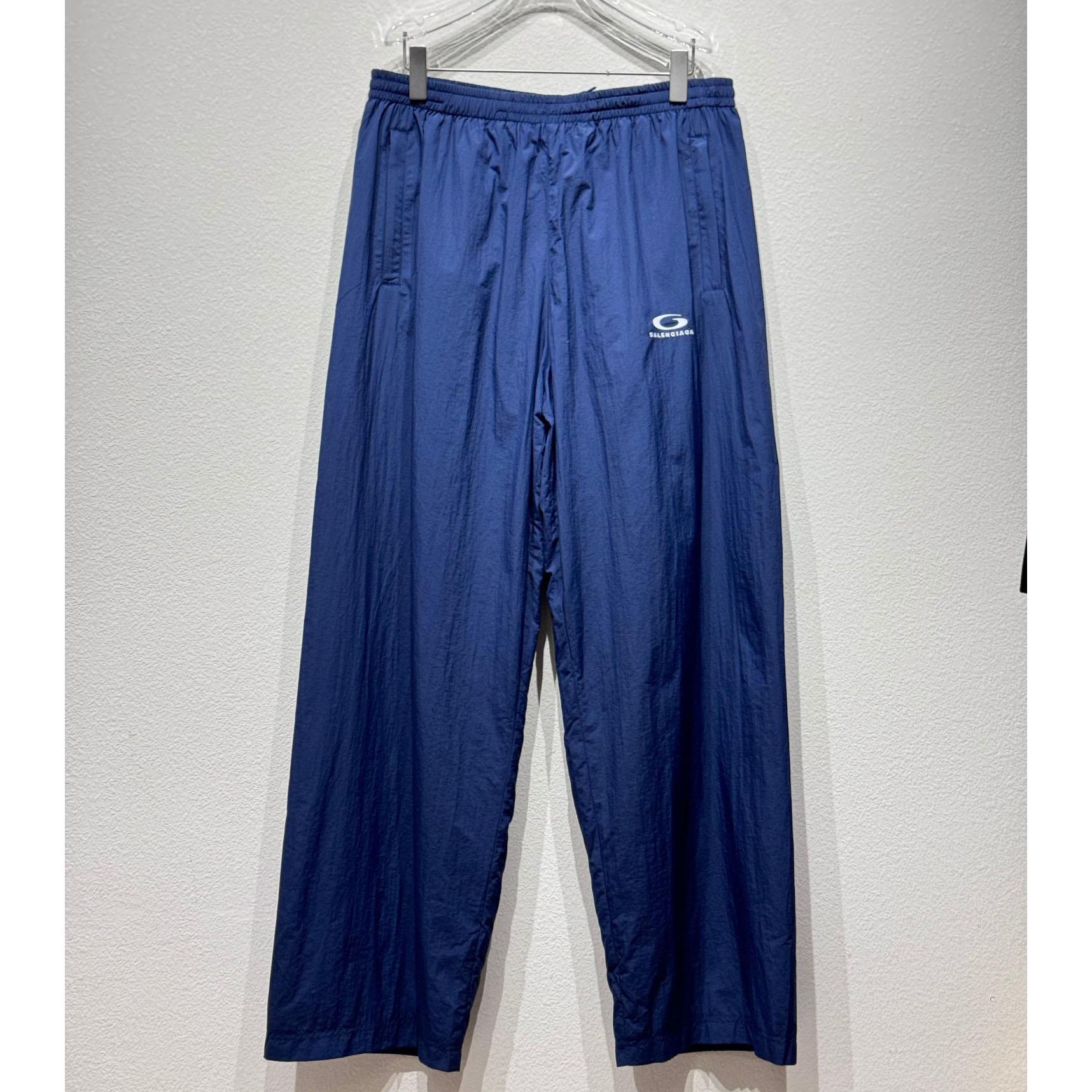 Balenciaga Tracksuit Pants In Navy - DesignerGu