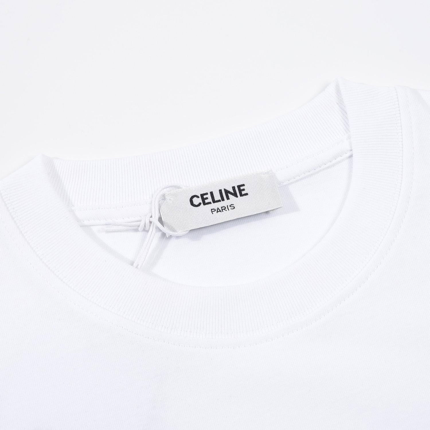 Celine T-Shirt In Cotton Jersey - 