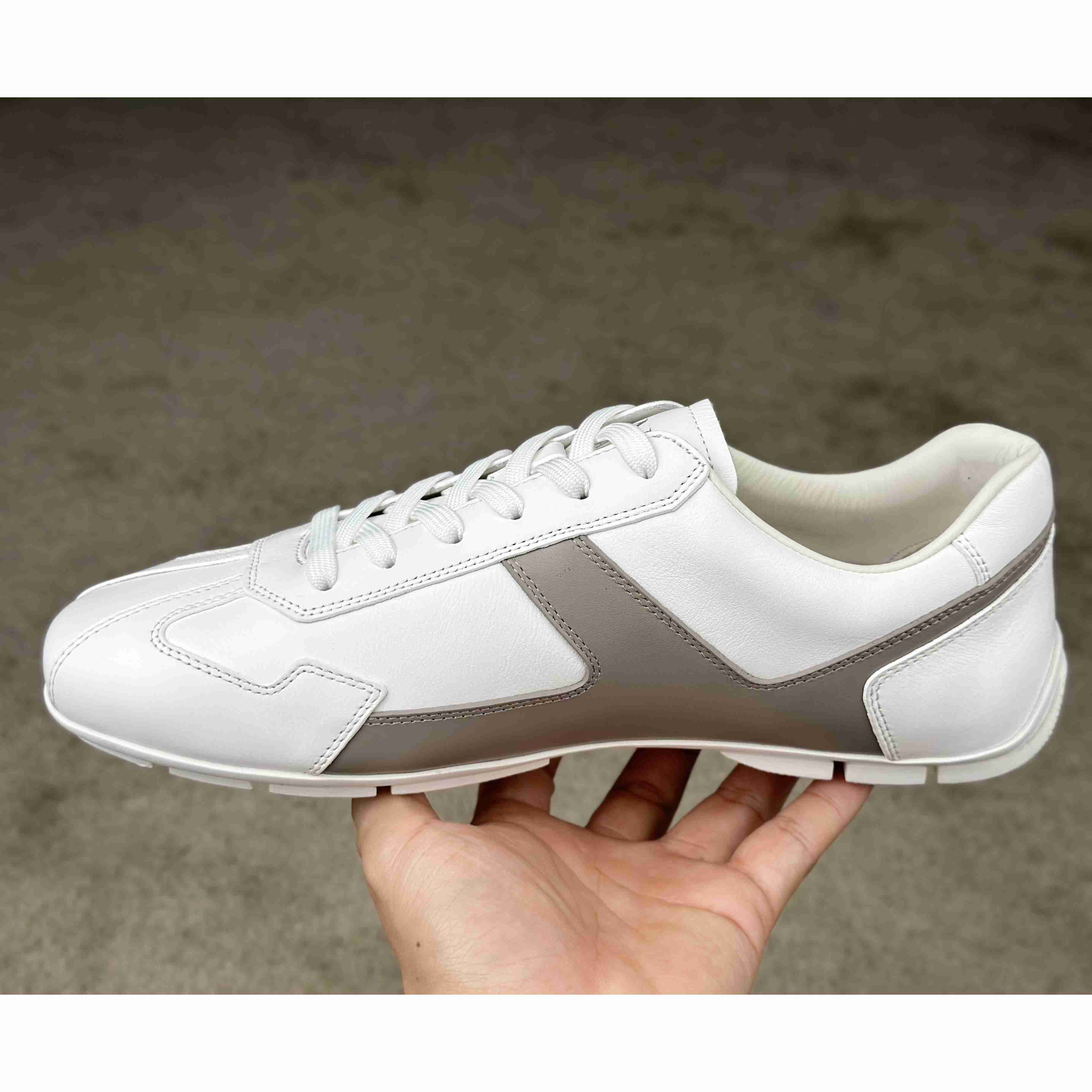 Prada Leather Male Sneaker - 