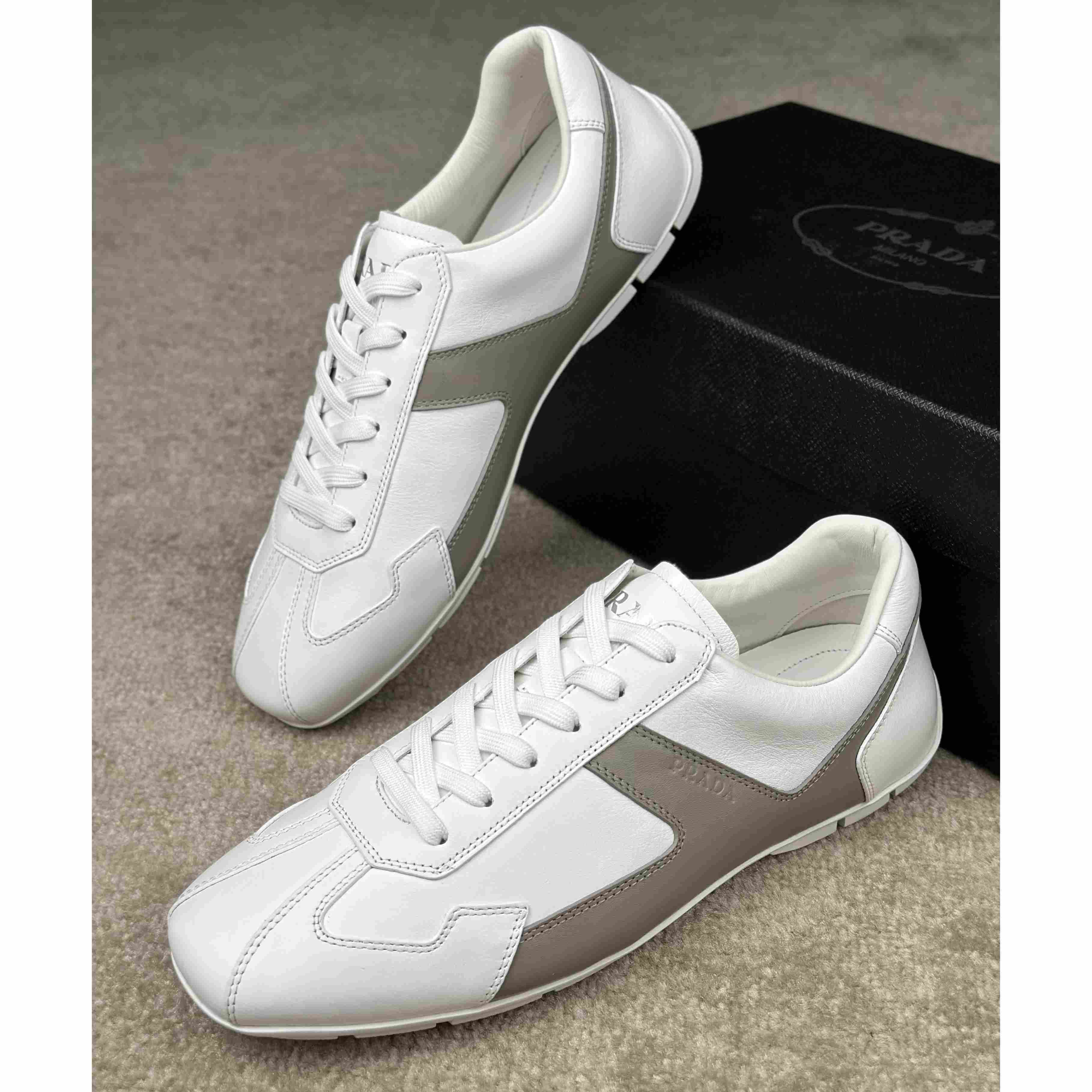 Prada Leather Male Sneaker - 