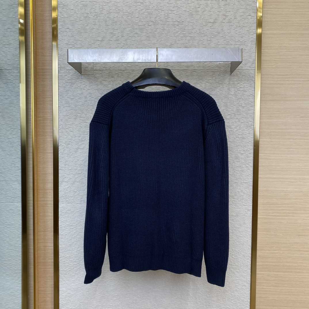 Celine Oversized Sweater In Ribbed Wool - DesignerGu