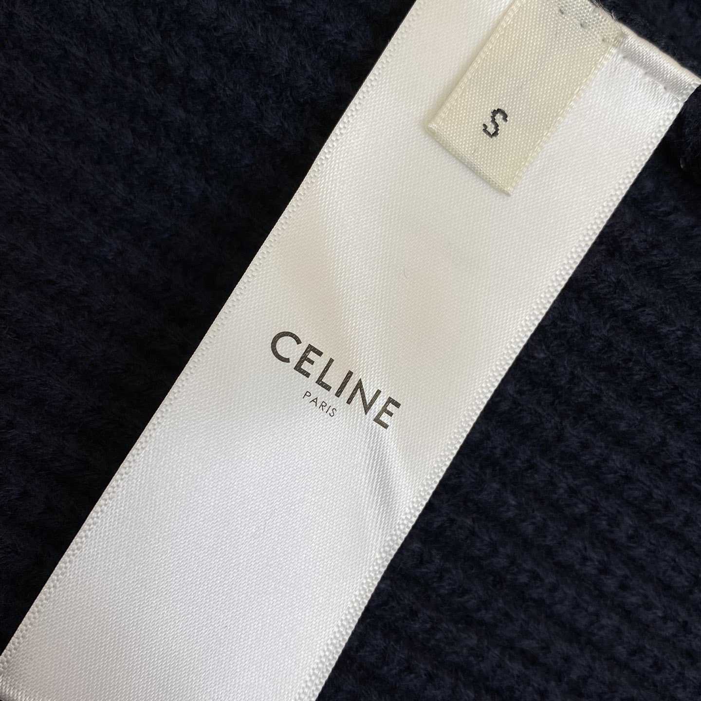 Celine Oversized Sweater In Ribbed Wool - DesignerGu