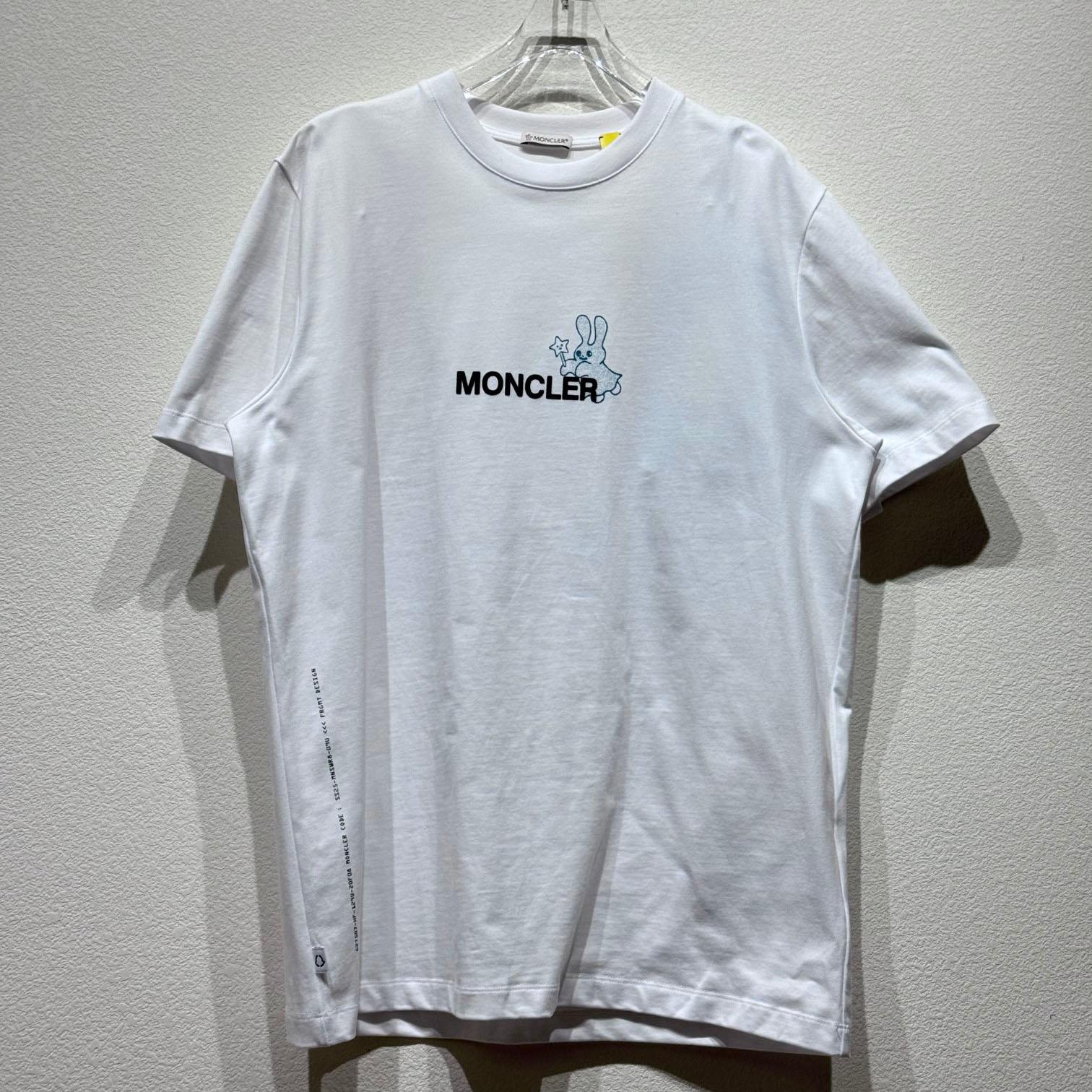 Moncler x FRGMT Cartoon Logo Cotton T-Shirt - DesignerGu