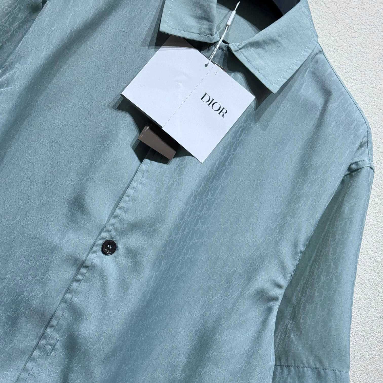 Dior Oblique Short-Sleeved Shirt  - DesignerGu