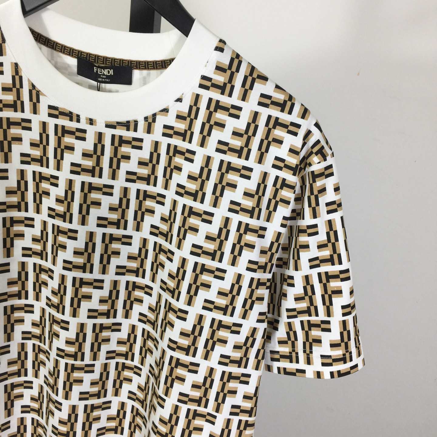 Fendi FF Monogram Logo T-shirt - DesignerGu