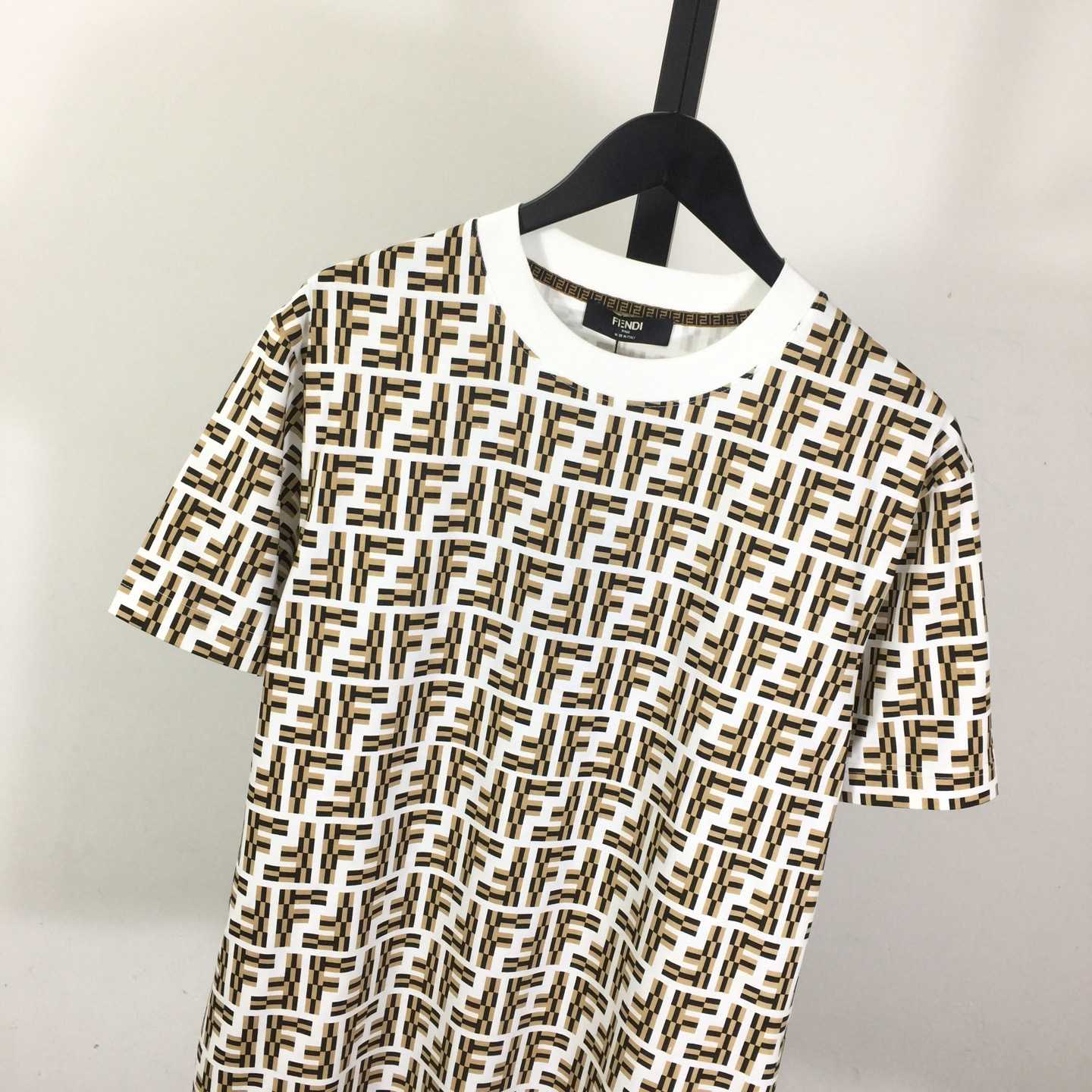Fendi FF Monogram Logo T-shirt - DesignerGu