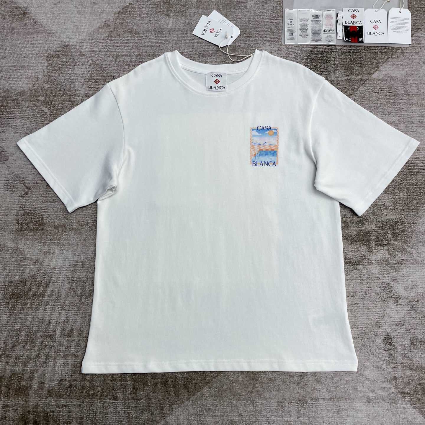 Casablanca Surreal Pool T-shirt   C968 - DesignerGu