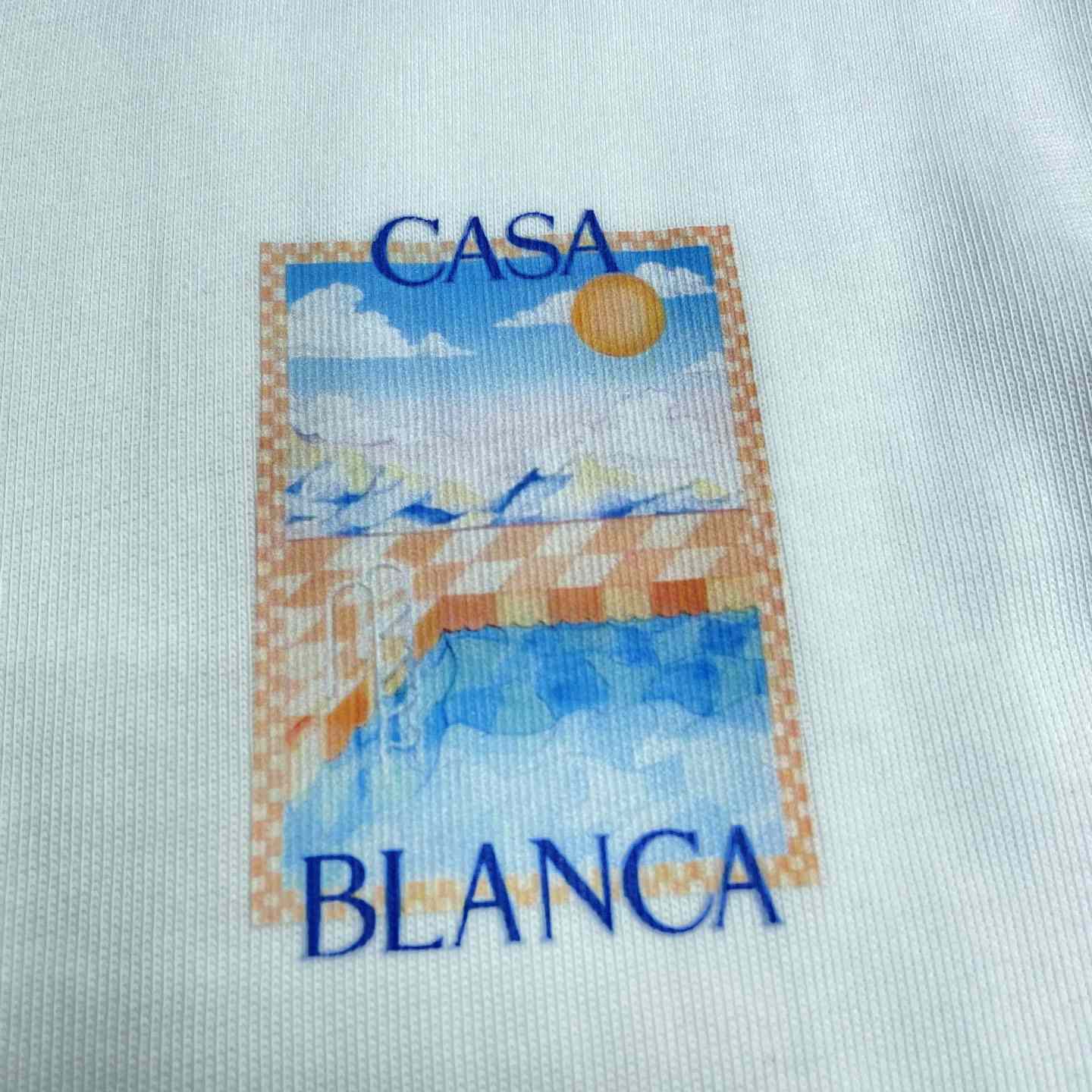 Casablanca Surreal Pool T-shirt   C968 - DesignerGu