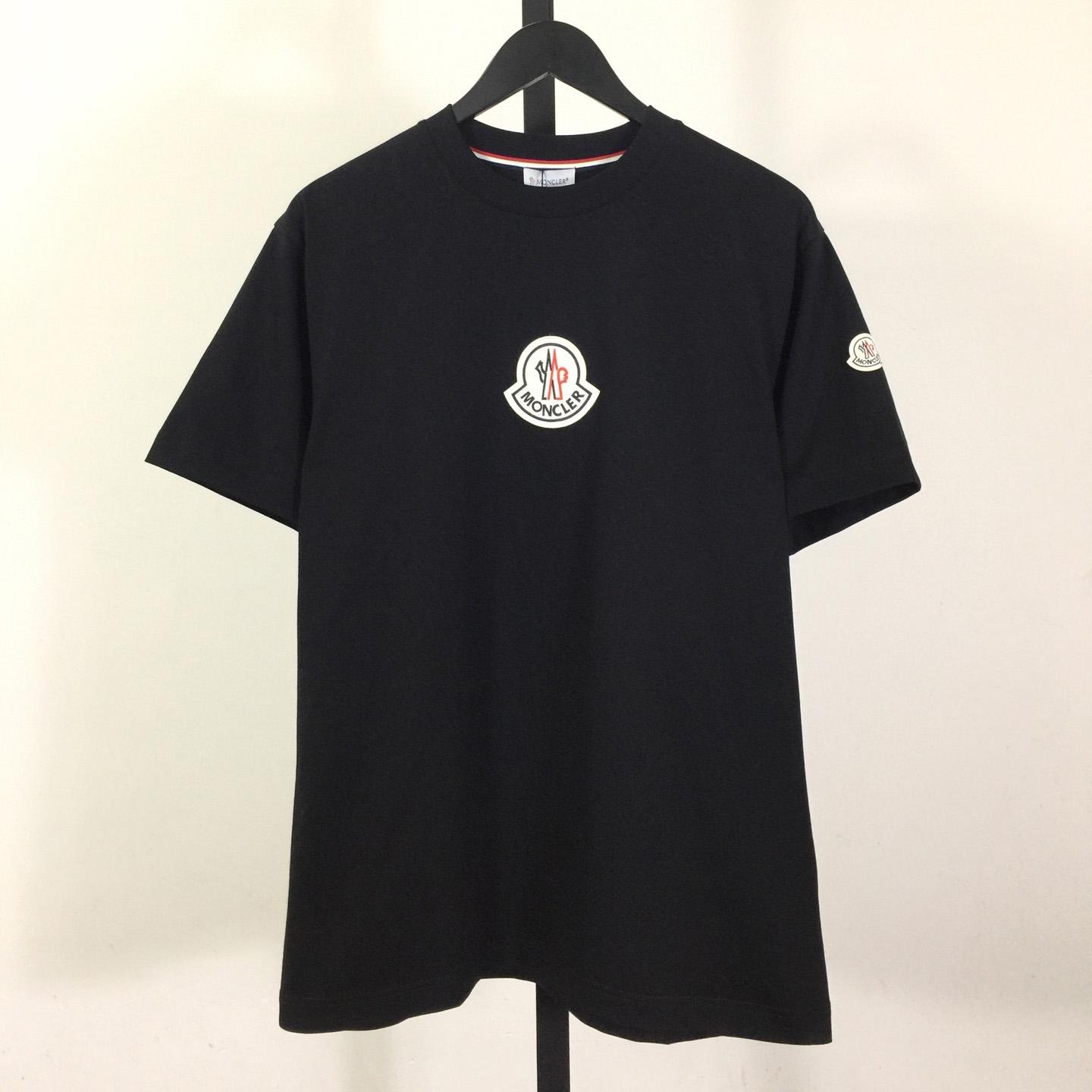 Moncler Logo Cotton T-shirt - DesignerGu