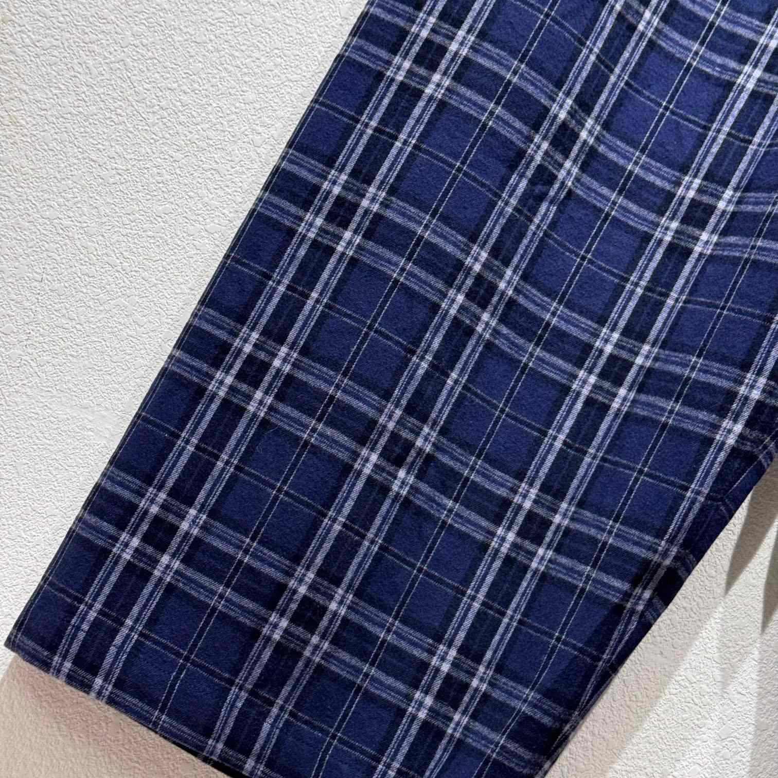 Balenciaga Plaid Casual Pants - DesignerGu