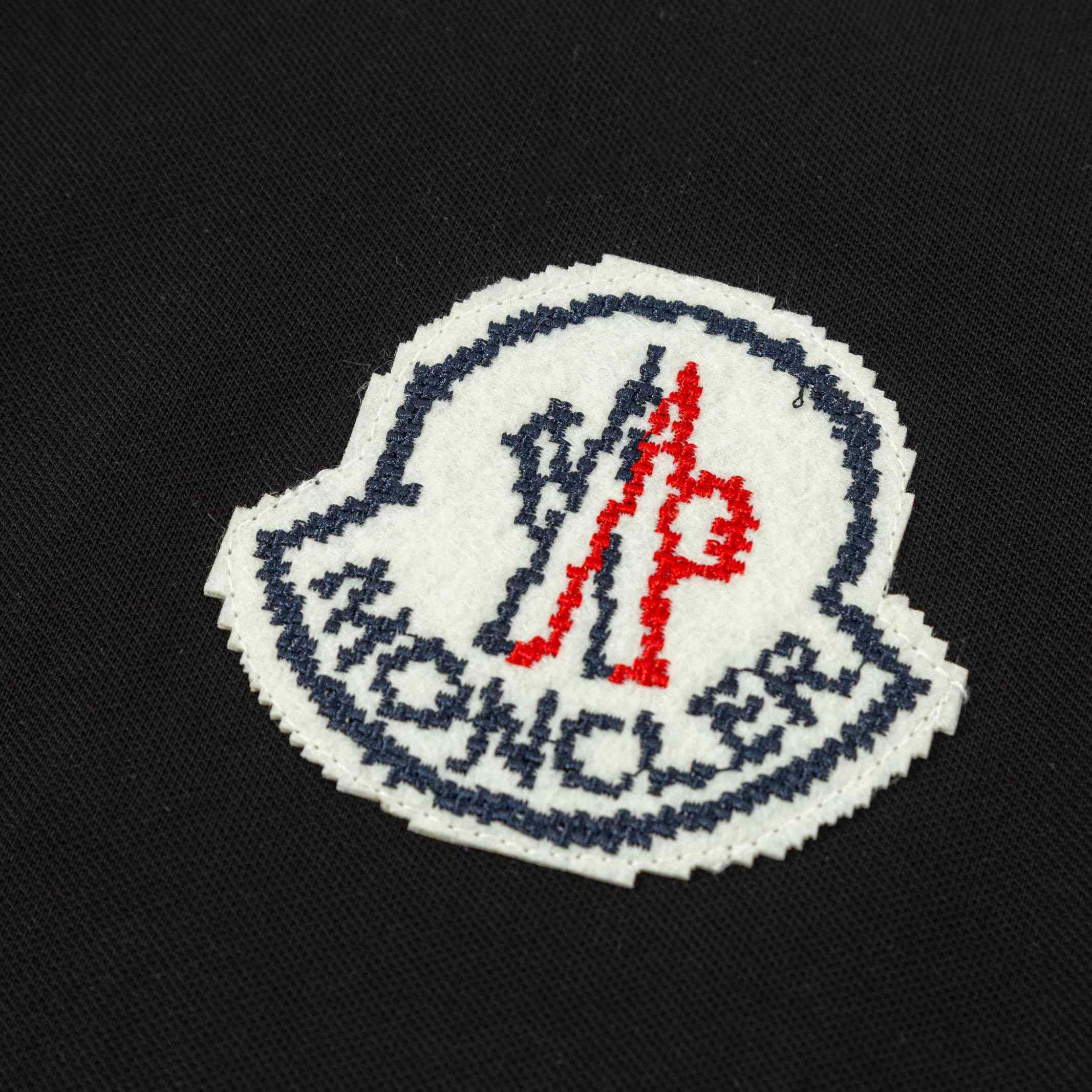 Moncler Logo Cotton Polo Shirts - DesignerGu