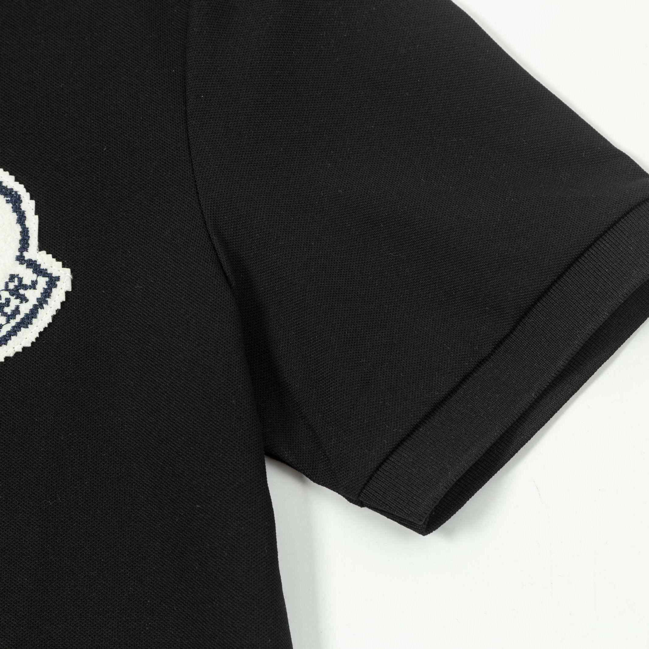 Moncler Logo Cotton Polo Shirts - DesignerGu