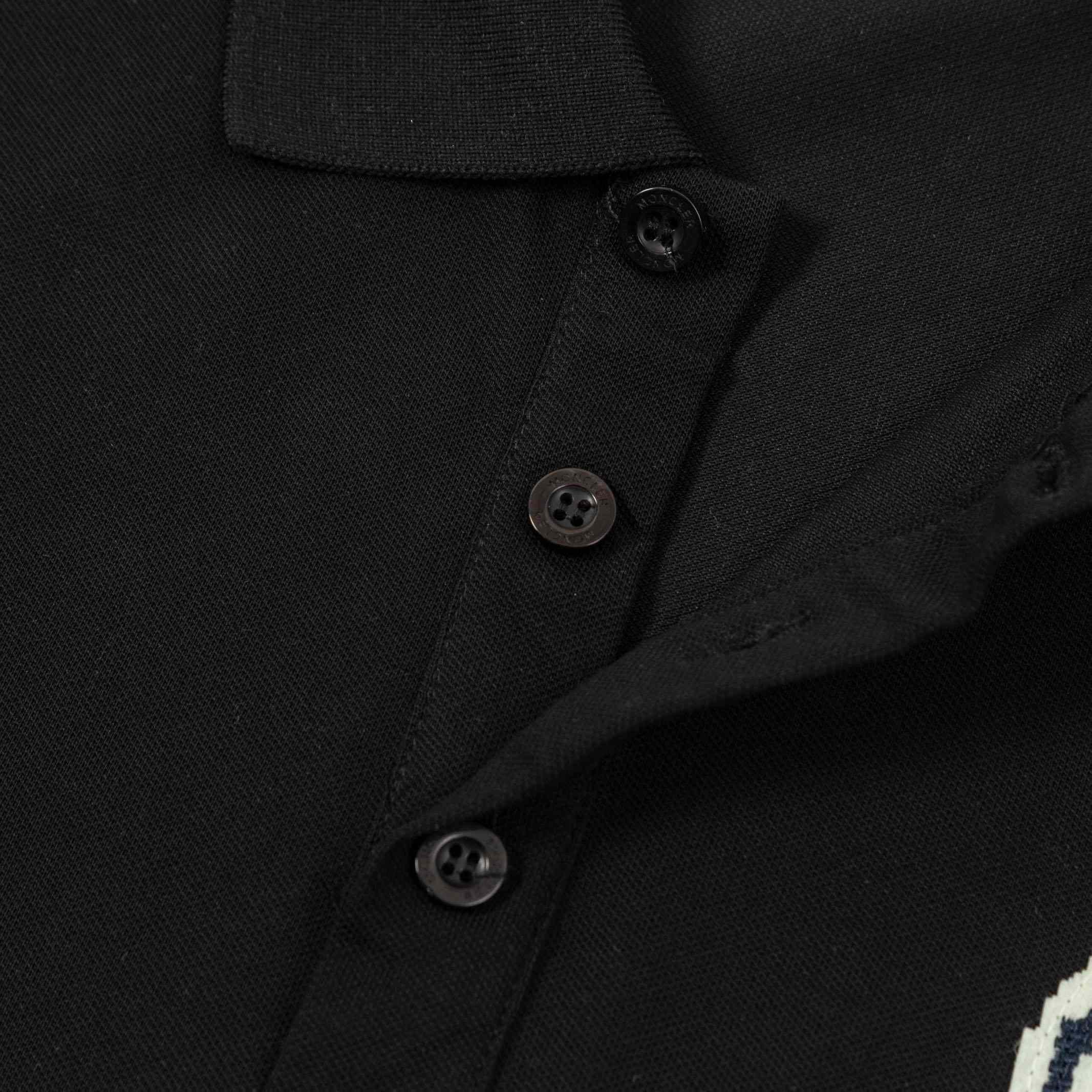 Moncler Logo Cotton Polo Shirts - DesignerGu