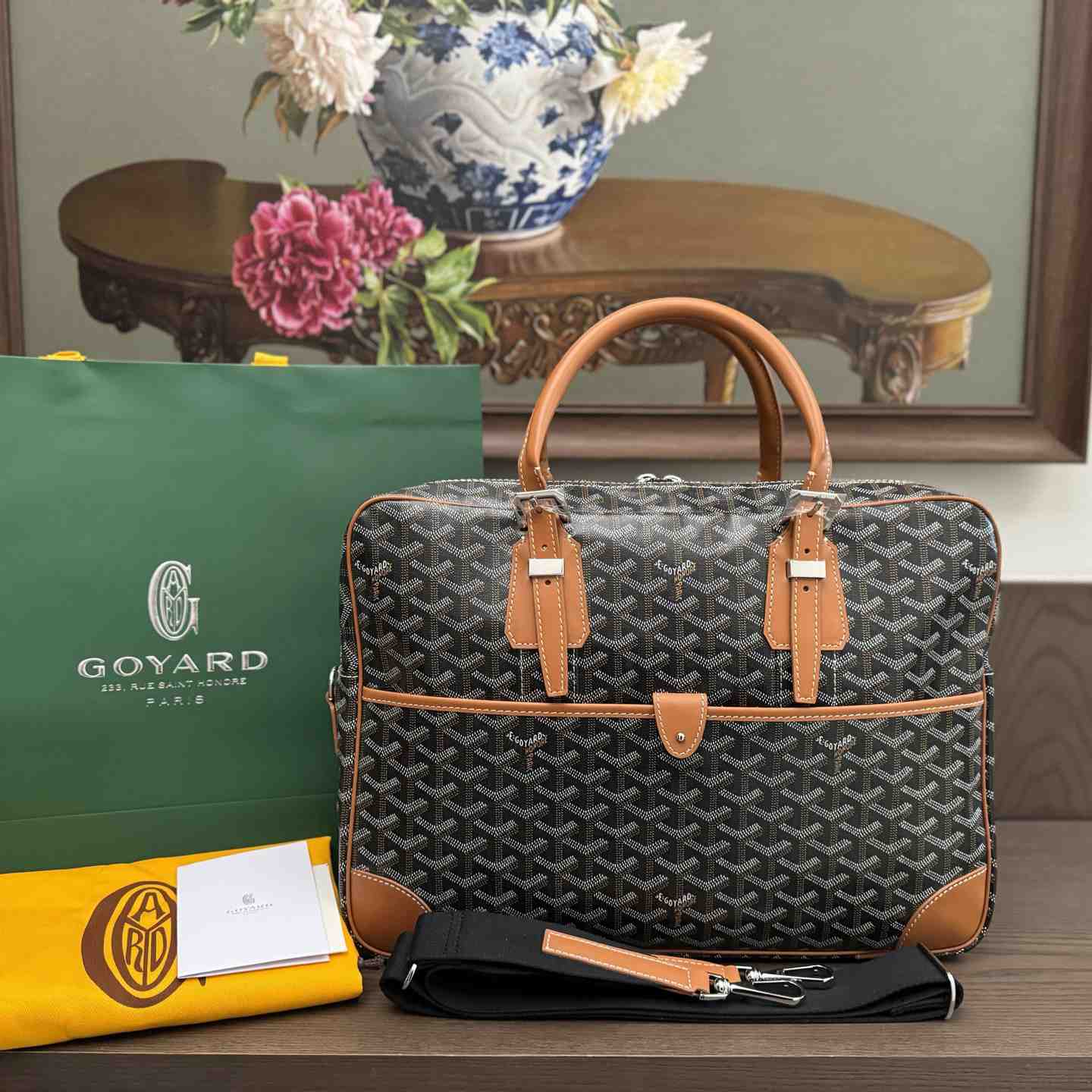 Goyard Ambassade MM Document Case - DesignerGu