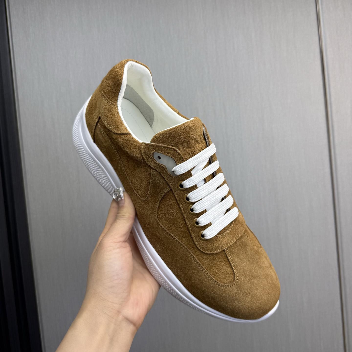 Prada America's Cup Suede Sneakers - DesignerGu