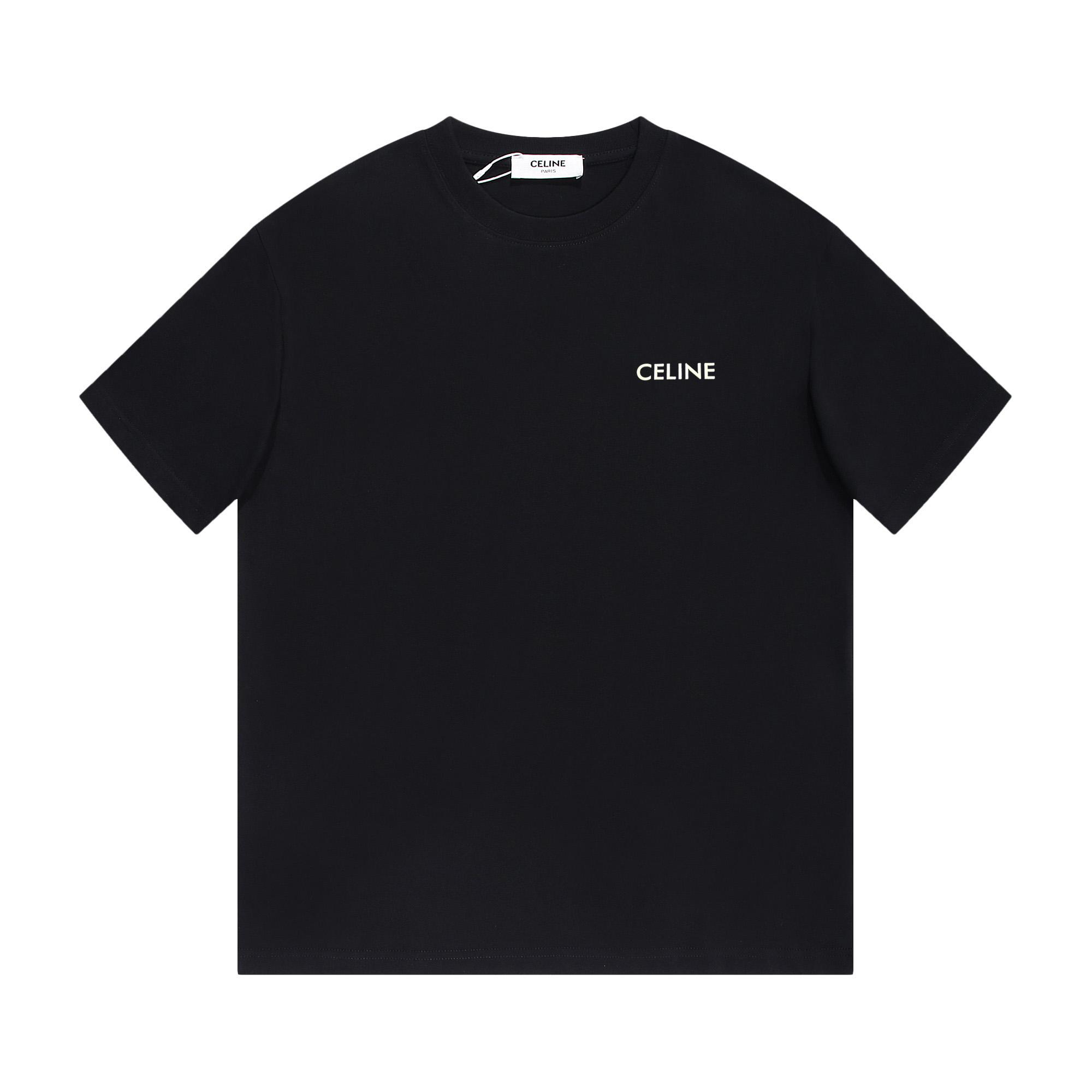 Celine T-Shirt In Cotton Jersey - DesignerGu