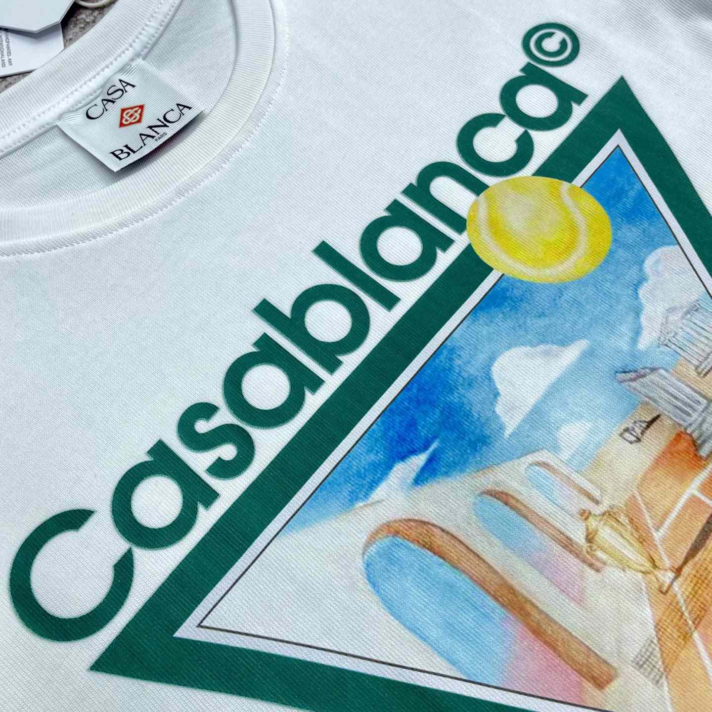 Casablanca Metaphysical Tennis Icon T-shirt  C947 - DesignerGu