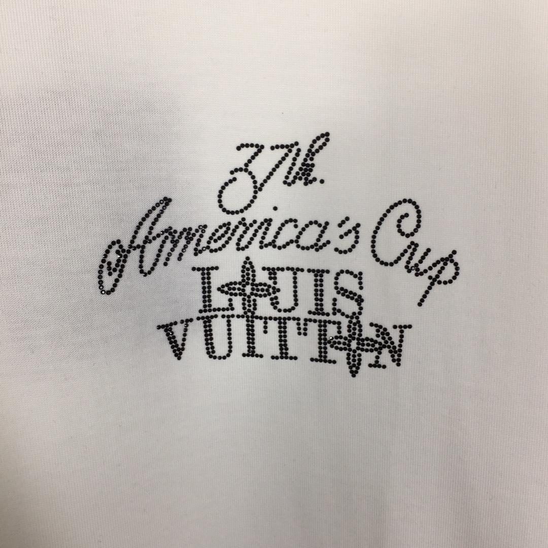 Louis Vuitton Embellished Short-Sleeved Cotton Crewneck - DesignerGu