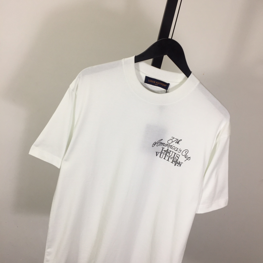 Louis Vuitton Embellished Short-Sleeved Cotton Crewneck - DesignerGu