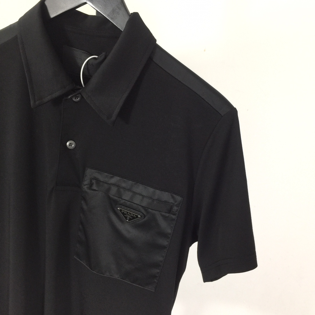 Prada Short-sleeved Polo Shirt - DesignerGu