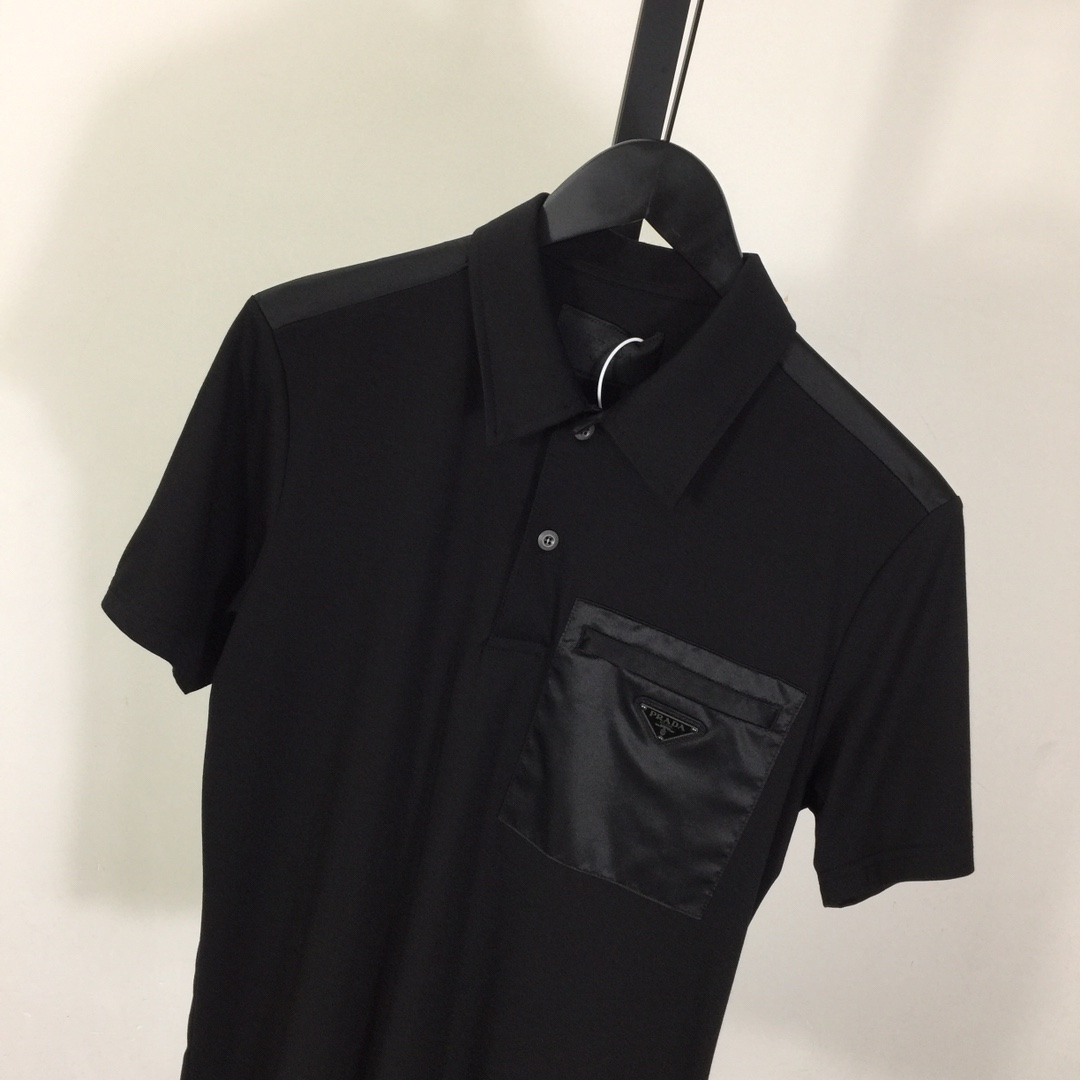 Prada Short-sleeved Polo Shirt - DesignerGu
