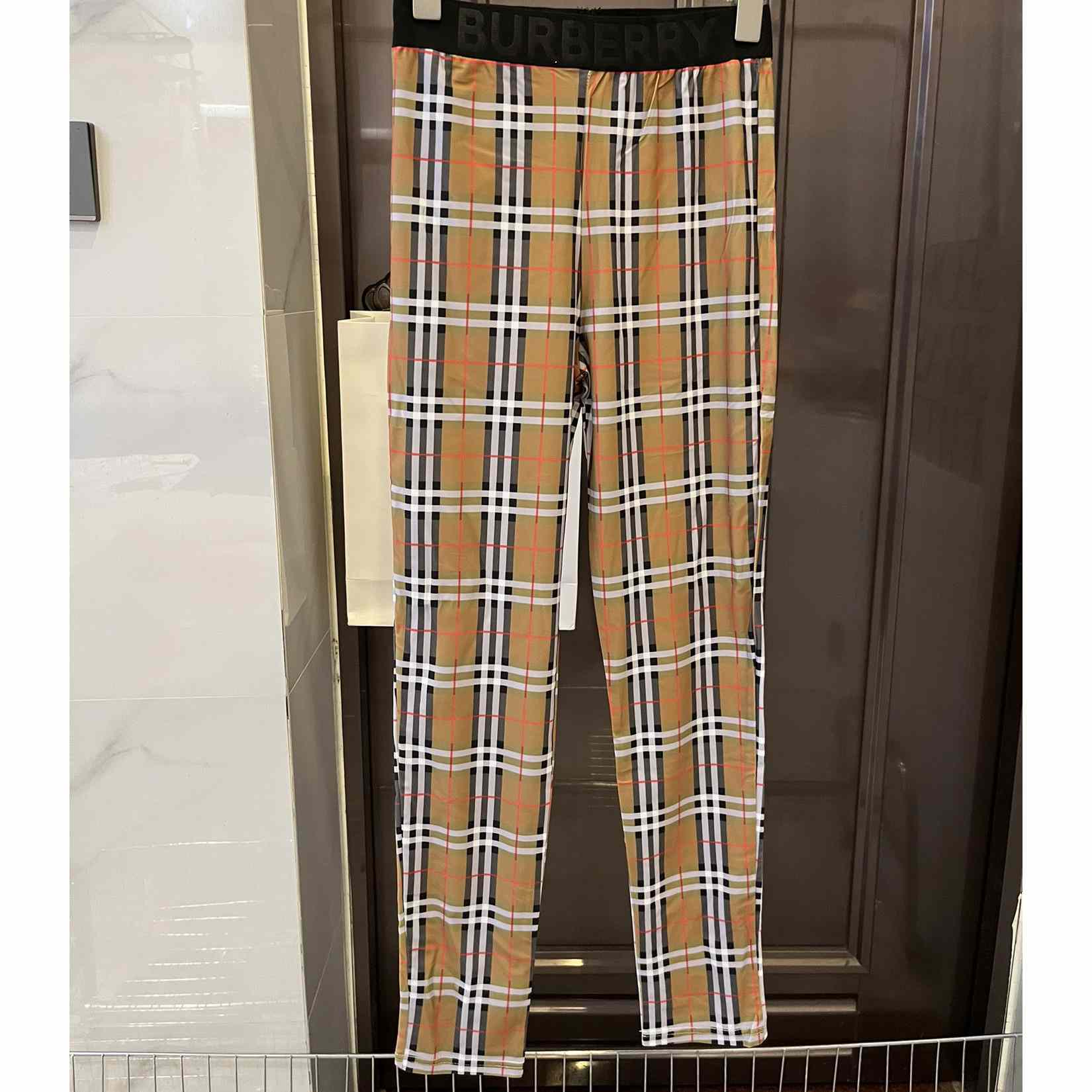 Burberry Check Top And Leggings  - DesignerGu