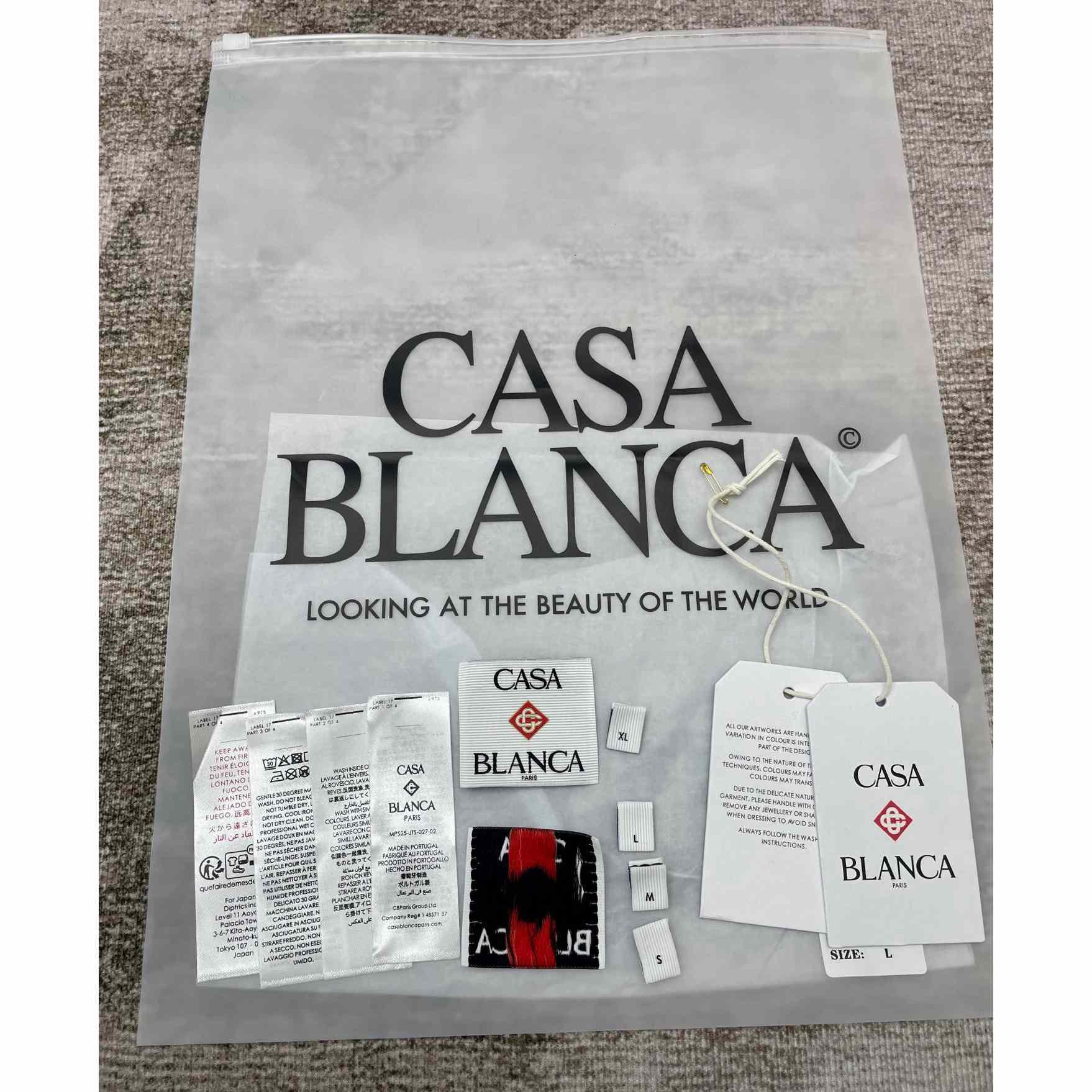 Casablanca Gothic Logo T-Shirt   C975 - DesignerGu