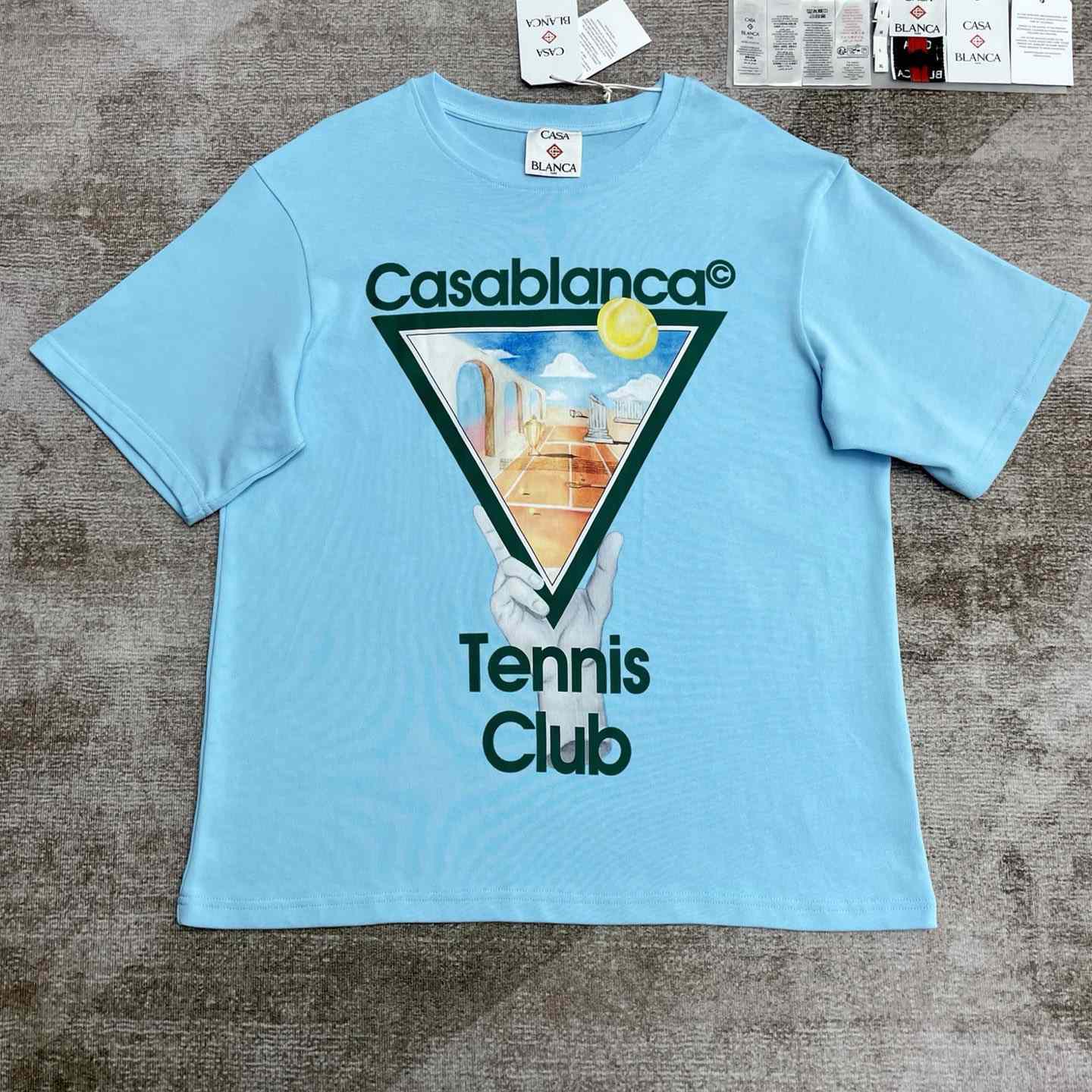Casablanca Metaphysical Tennis Icon T-shirt  C954 - DesignerGu