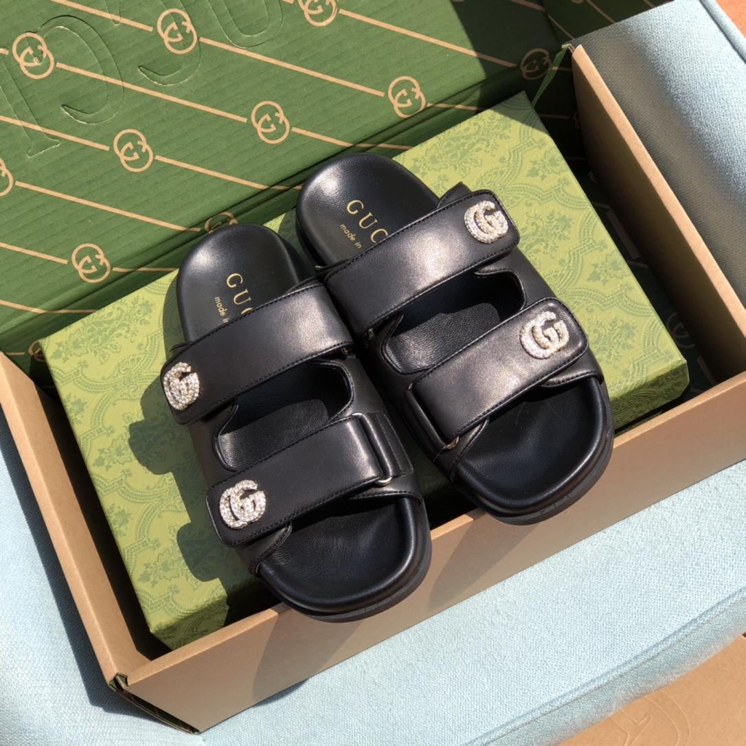 Gucci Women's Double G Sandal - DesignerGu