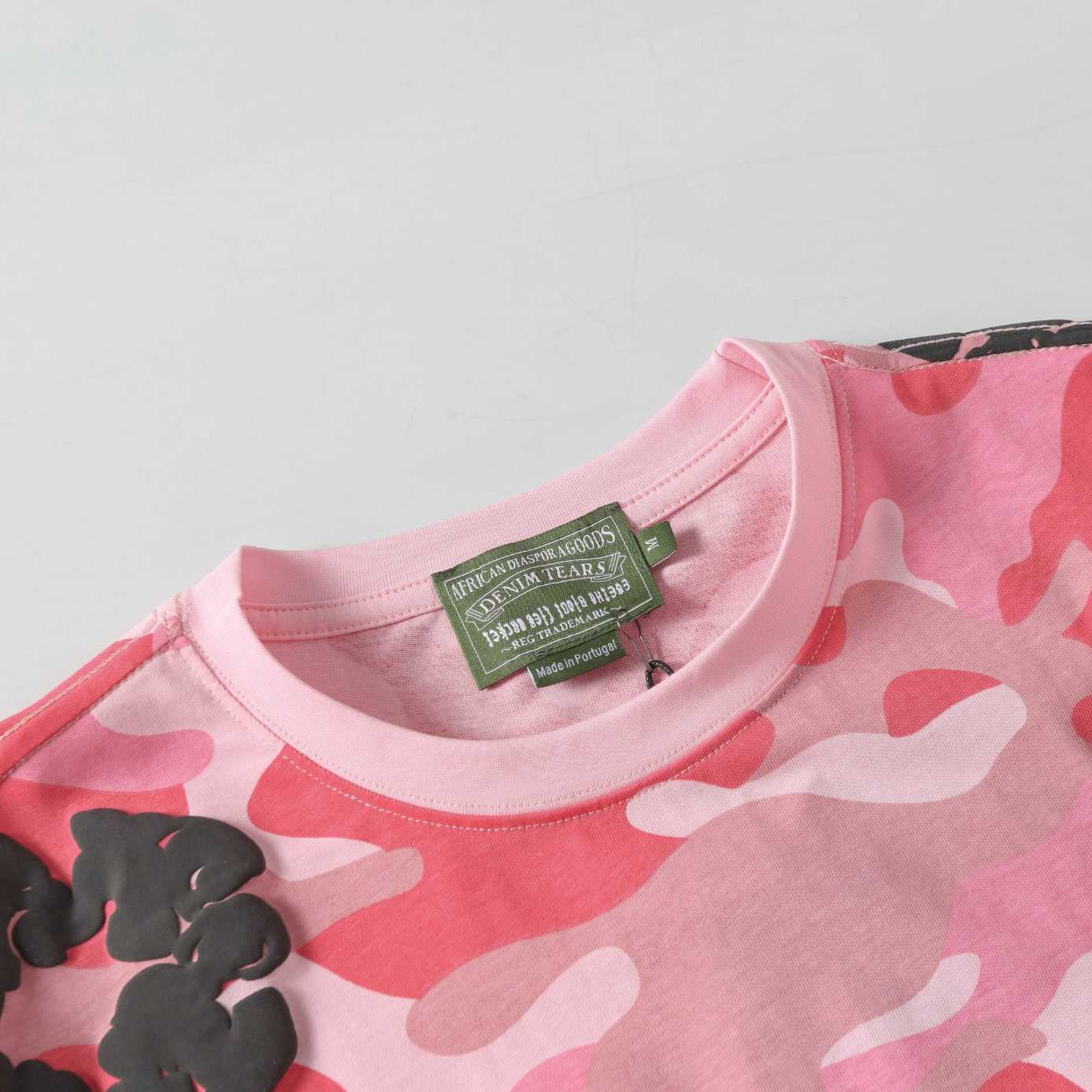 Denim Tears Camo Cotton T-shirt  - DesignerGu