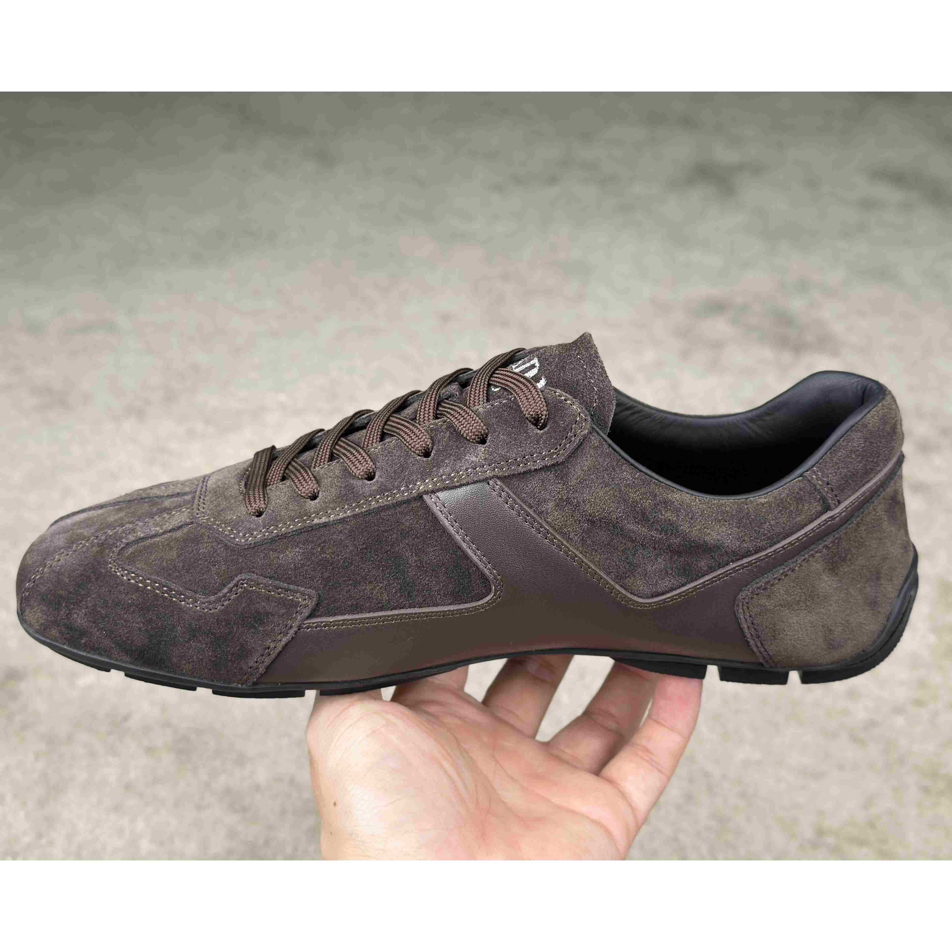 Prada Leather Male Sneaker - DesignerGu