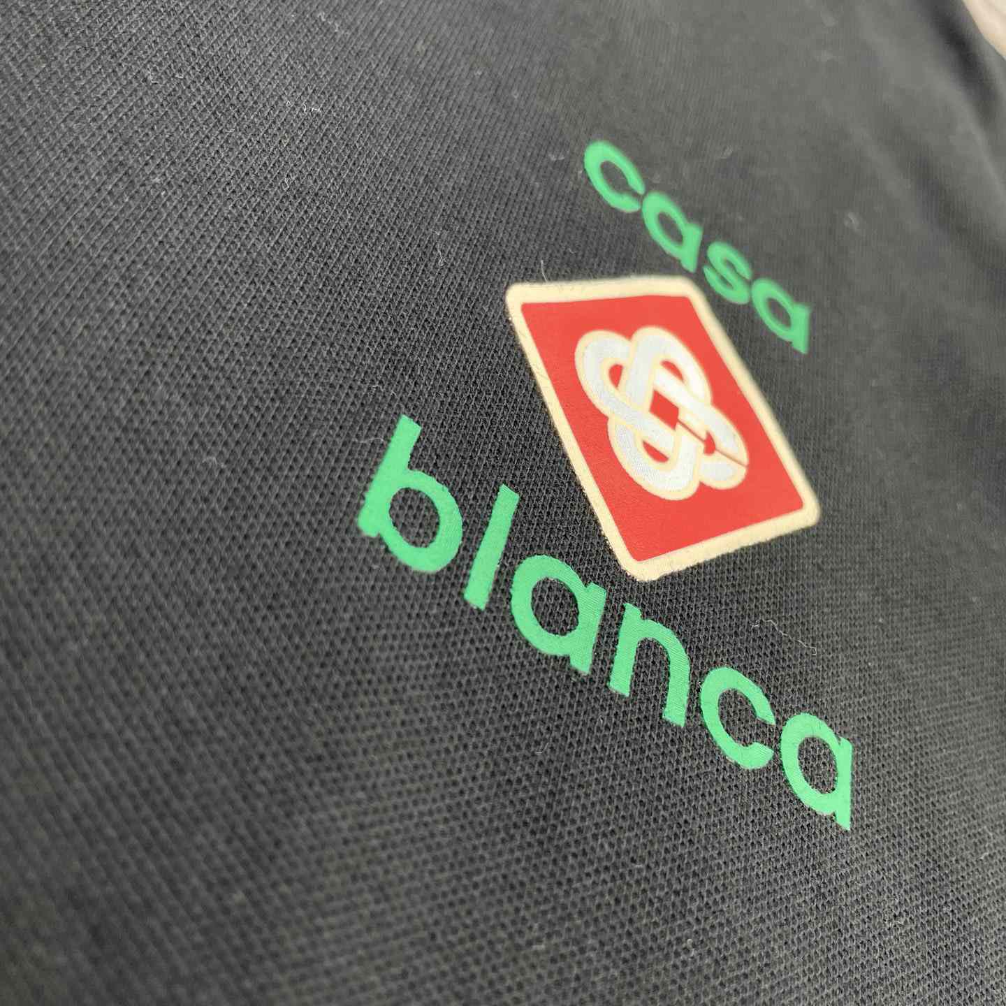 Casablanca Logo Piqué Polo Shirt   c999 - DesignerGu