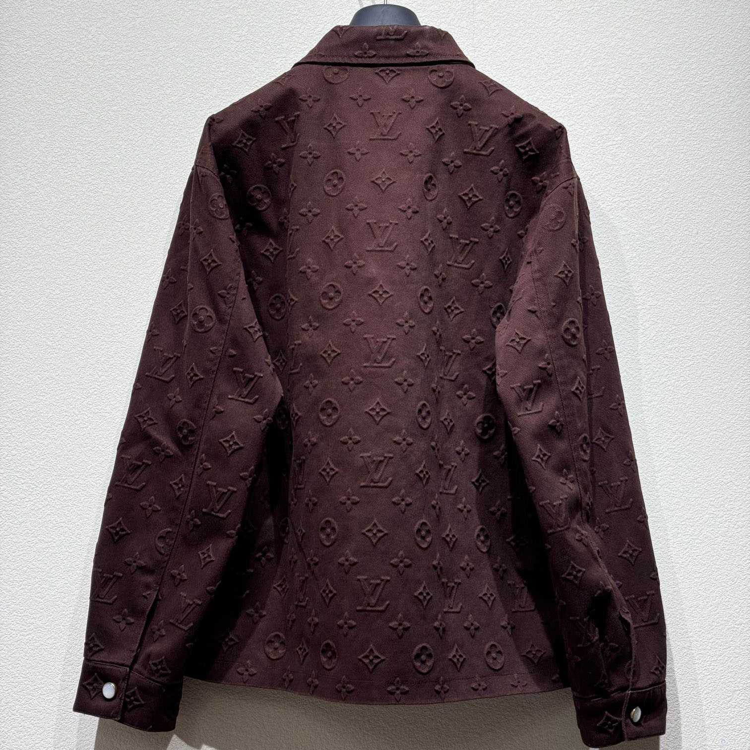 Louis Vuitton Monogram Embossed Overshirt    - DesignerGu