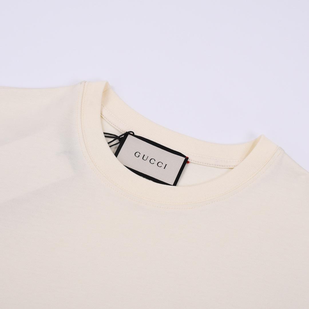 Gucci Cotton Jersey T-shirt  - DesignerGu